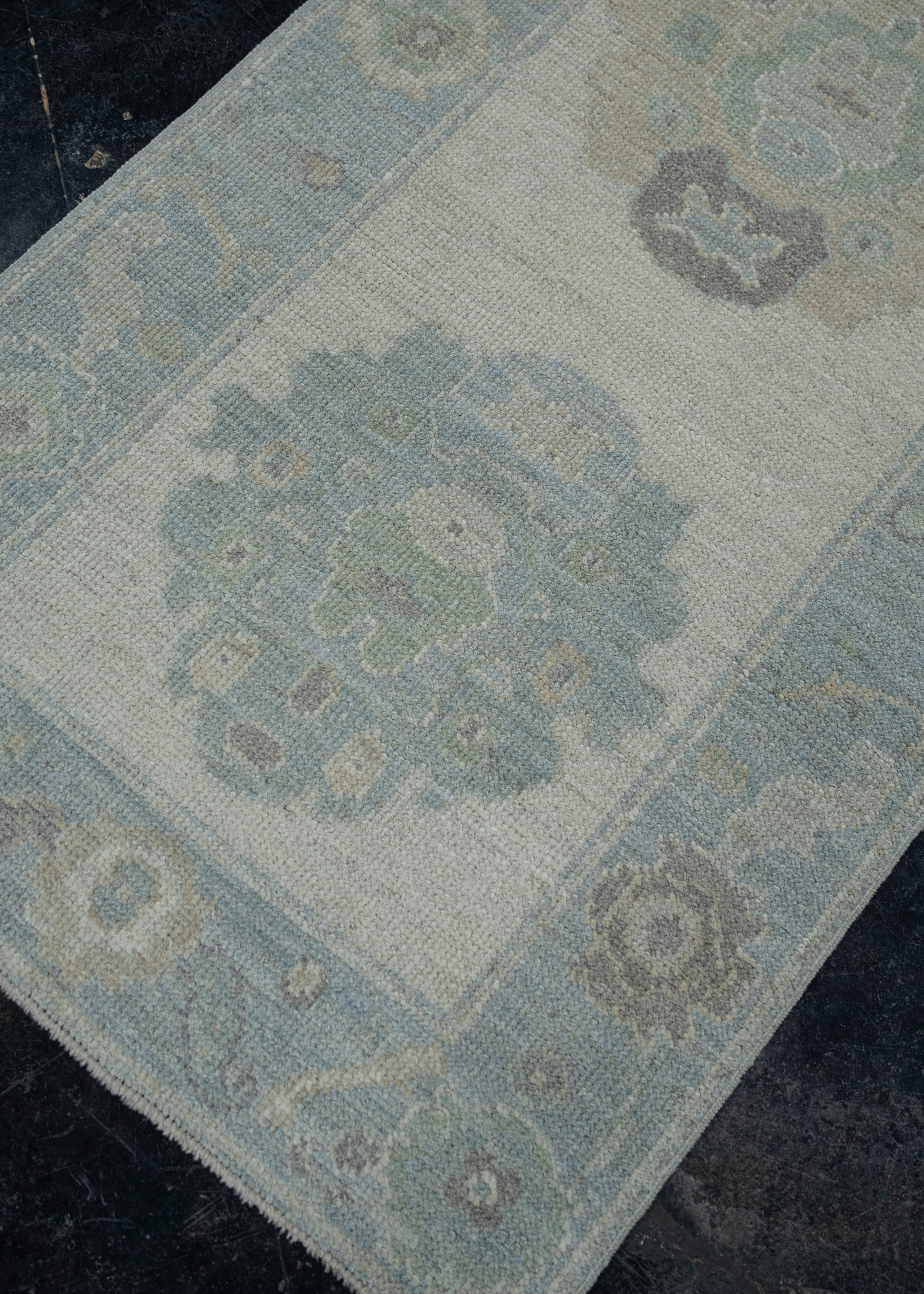 Turkish Oushak Rug 2'9" x 12' #11543