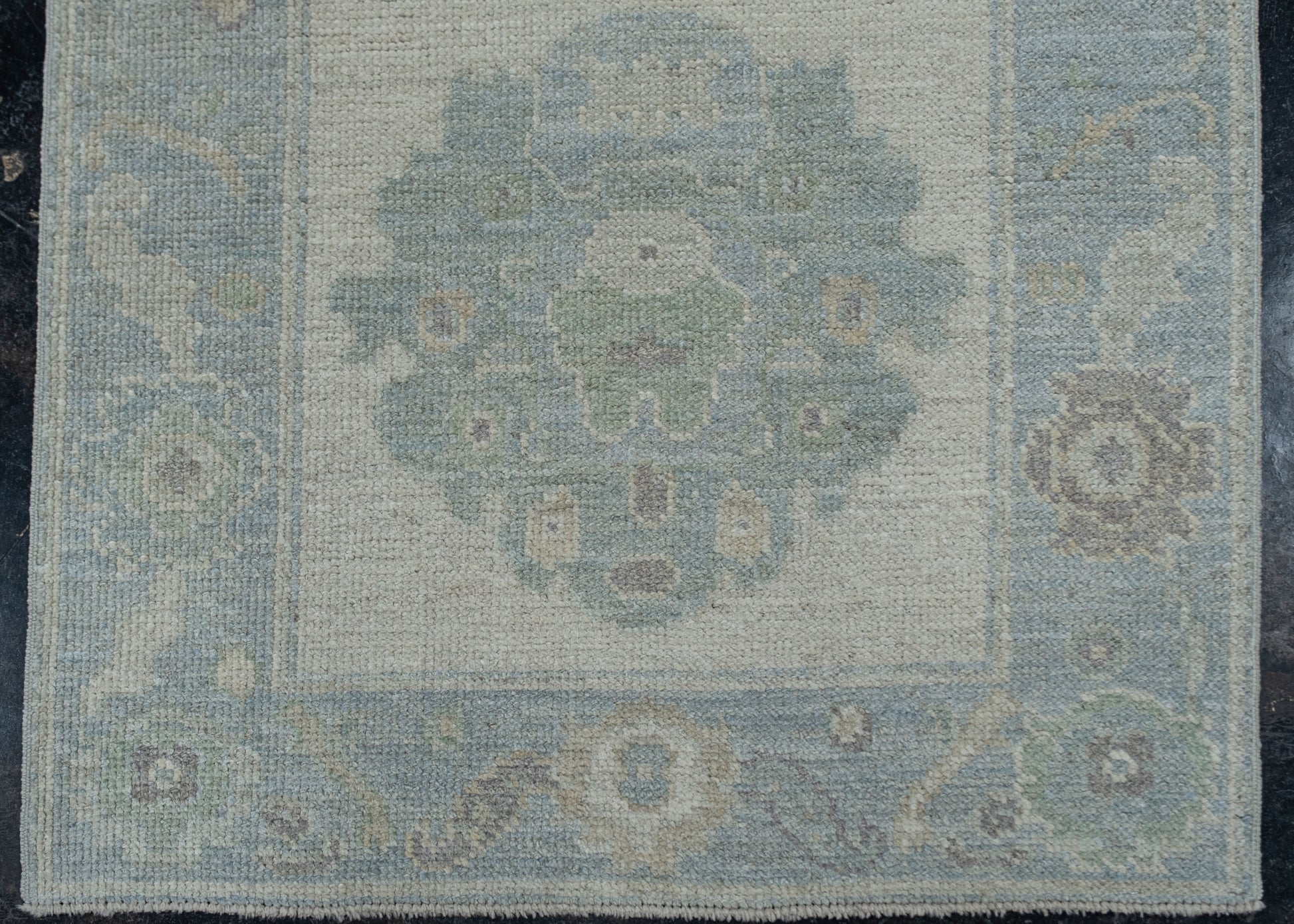 Turkish Oushak Rug 2'9" x 12' #11543