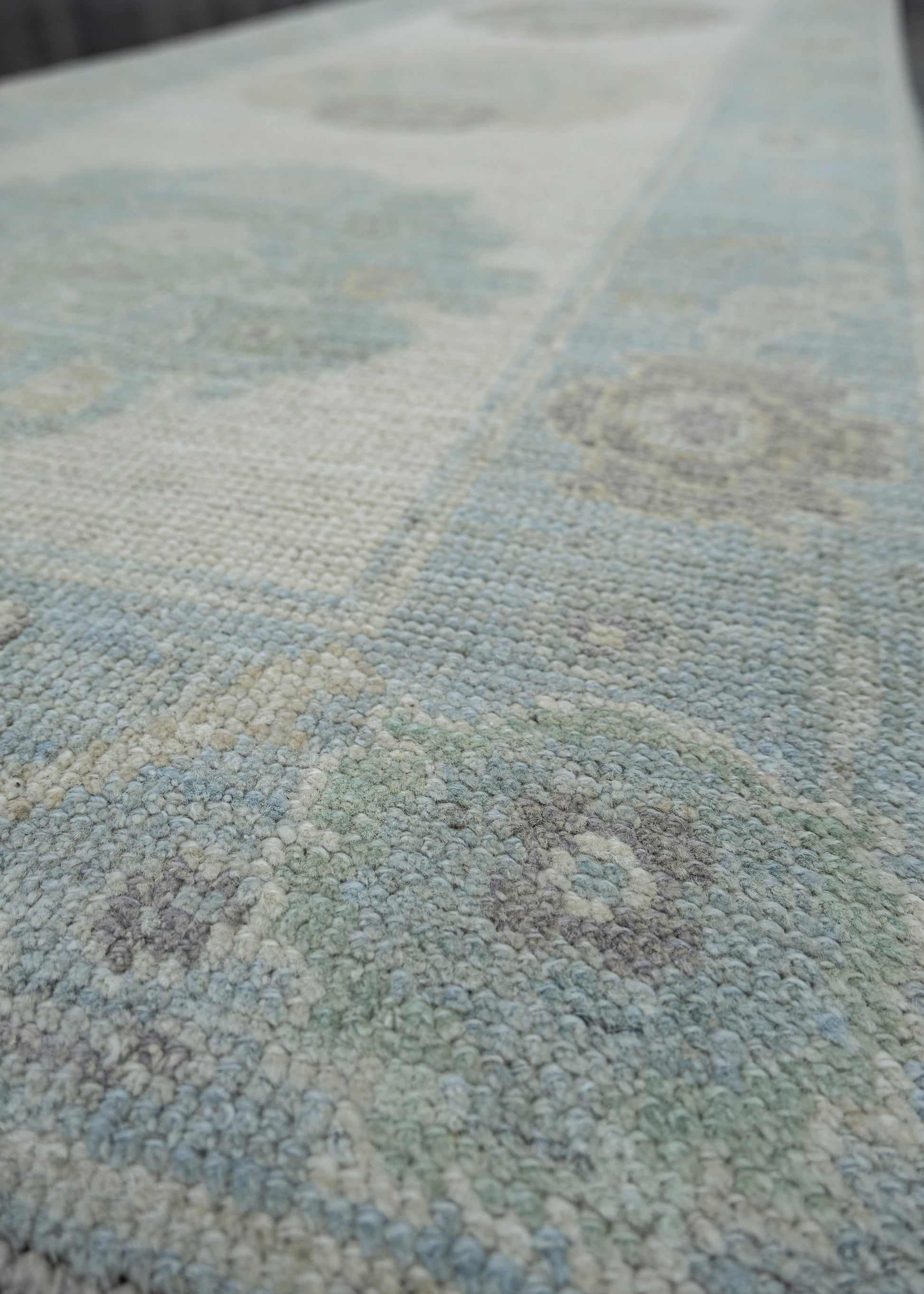 Turkish Oushak Rug 2'9" x 12' #11543