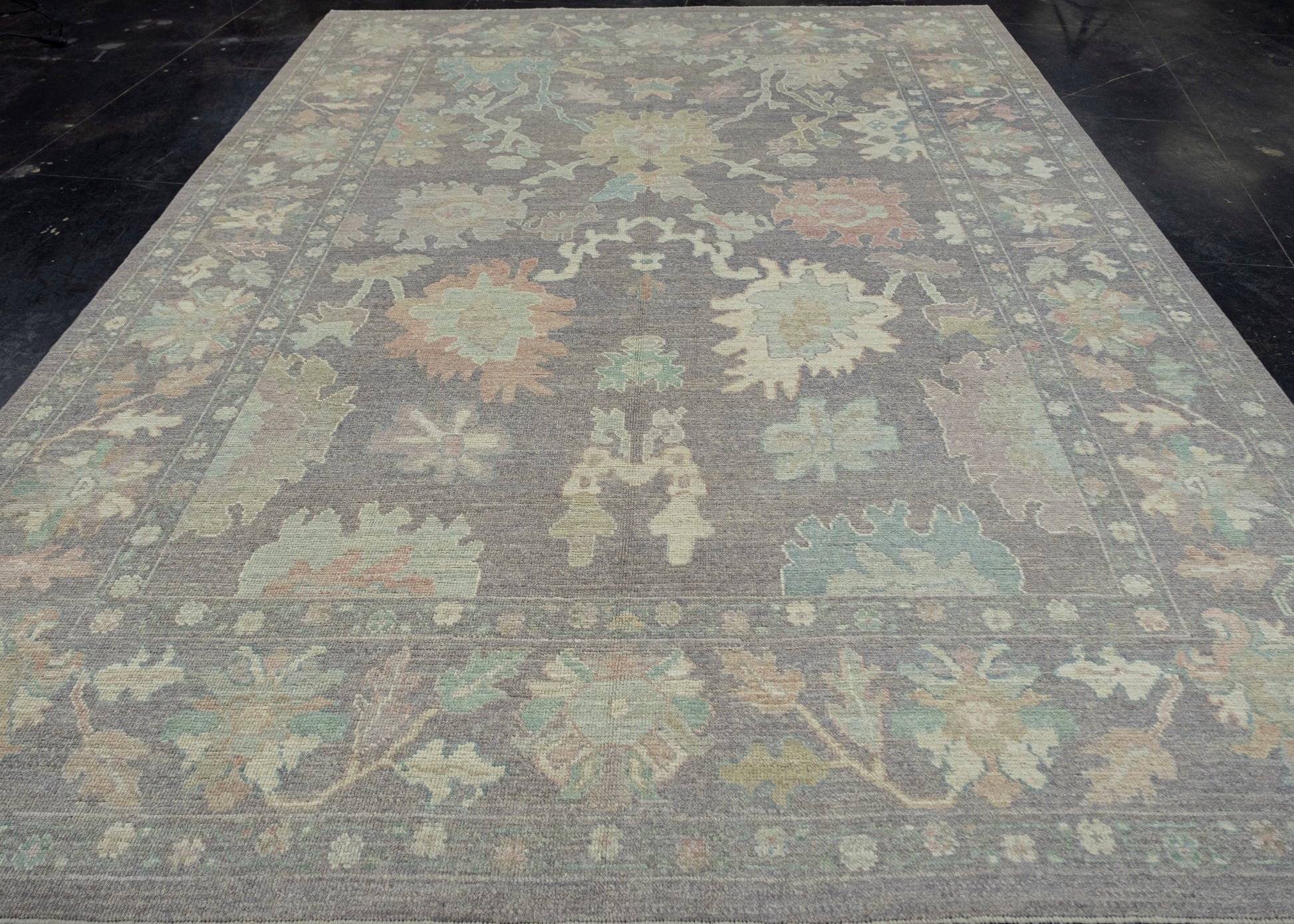 Turkish Oushak Rug 9' x 12'3" #16114