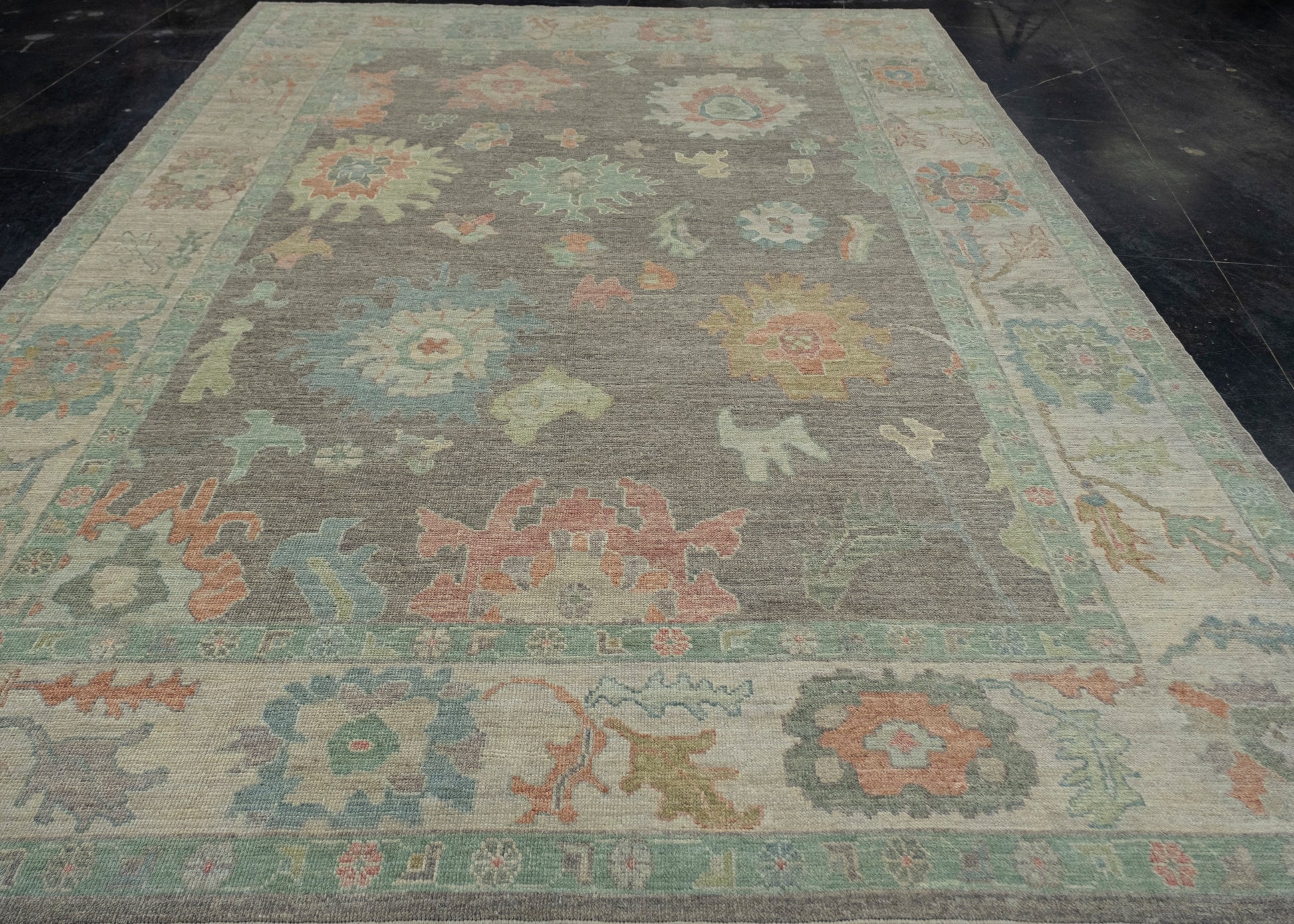 Turkish Oushak Rug 9'2" x 12'4" #16039
