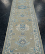 Turkish Oushak Rug 2'8" x 9'11" #11898
