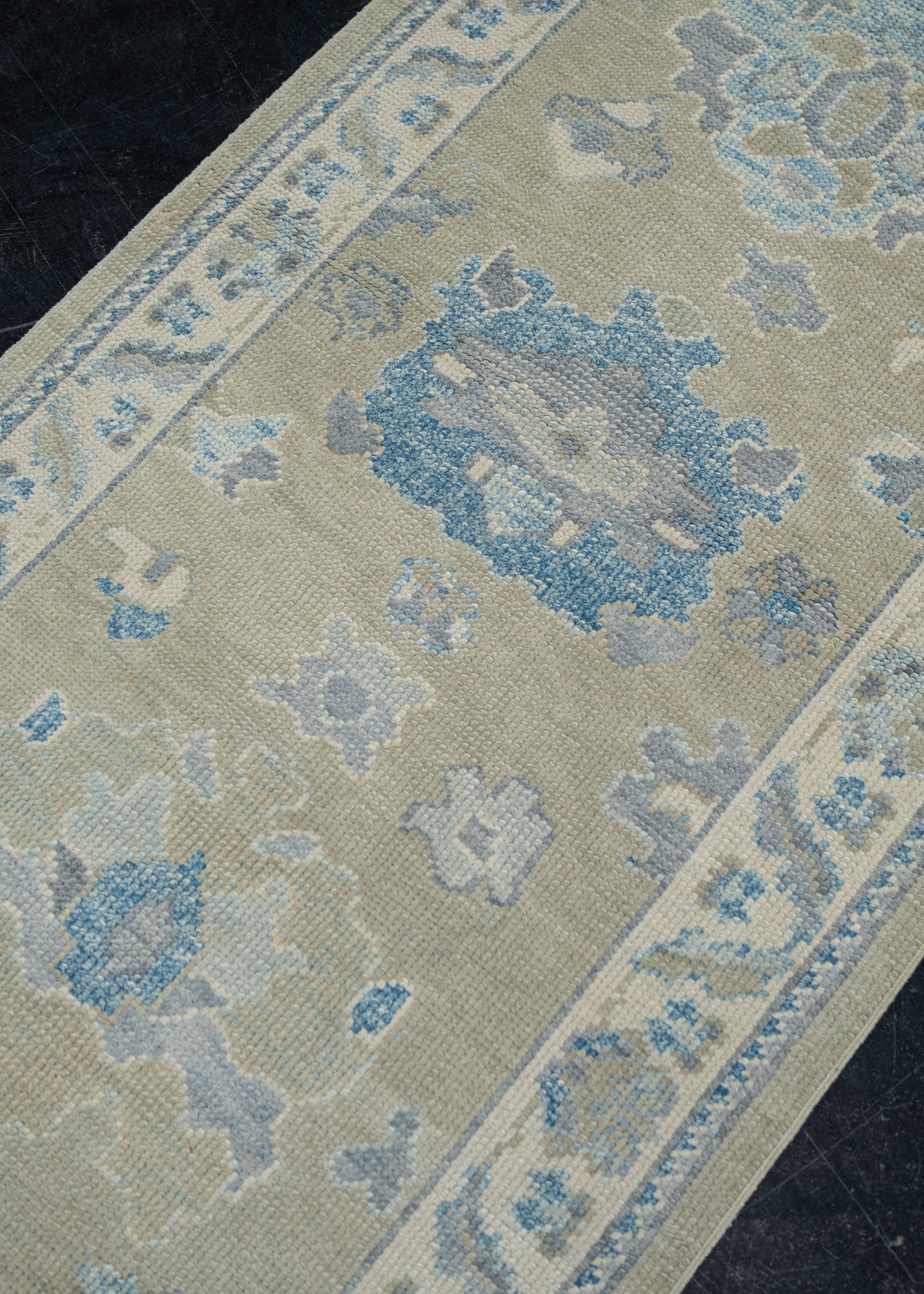 Turkish Oushak Rug 2'8" x 9'11" #11898