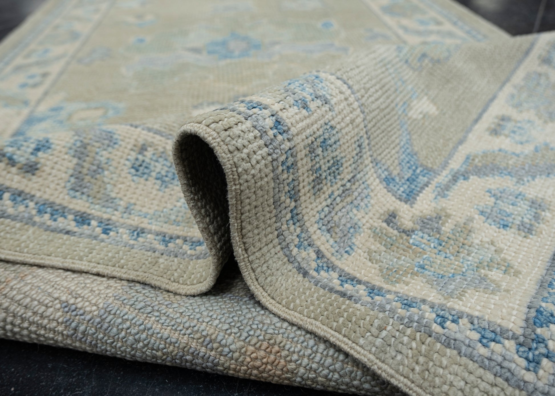 Turkish Oushak Rug 2'8" x 9'11" #11898