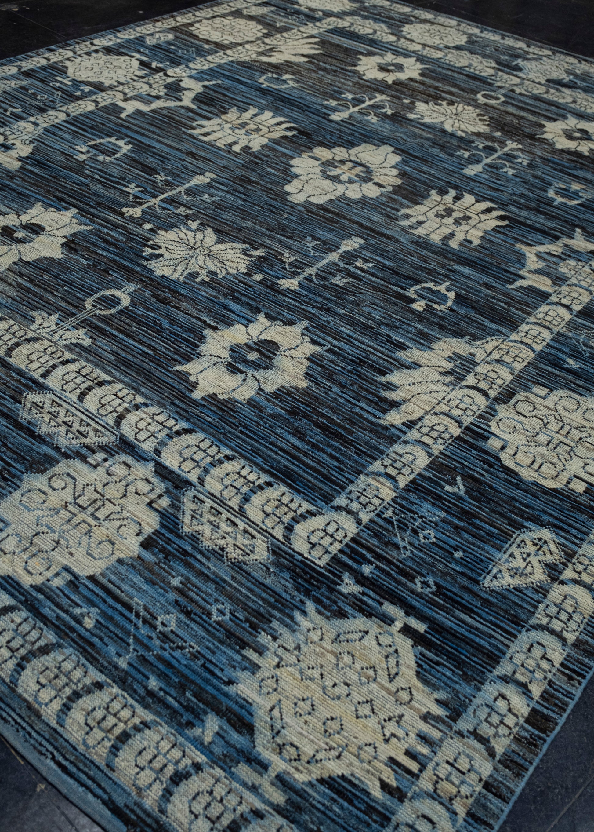 Oriental Hand Knotted Oushak Rug 9'5" x 12'4" #9036