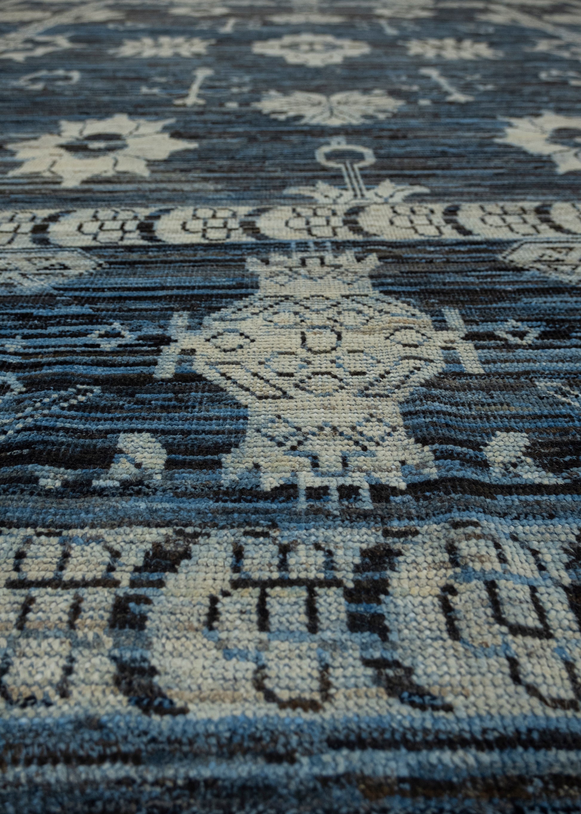 Oriental Hand Knotted Oushak Rug 9'5" x 12'4" #9036