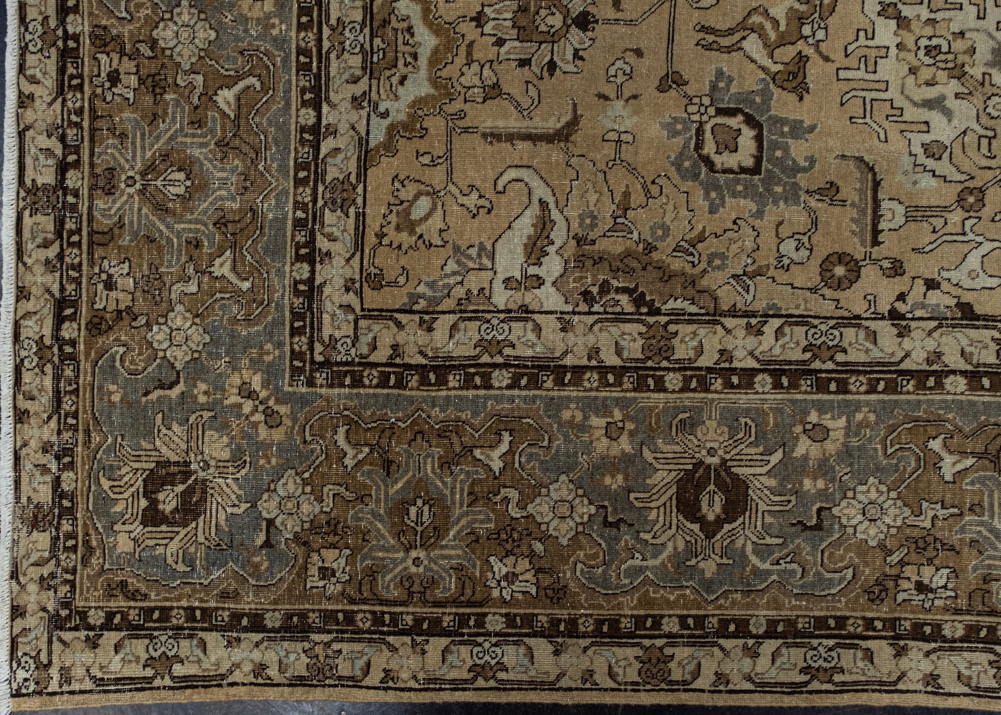Turkish Vintage Anatolian Rug 9'3" x 13' #16853