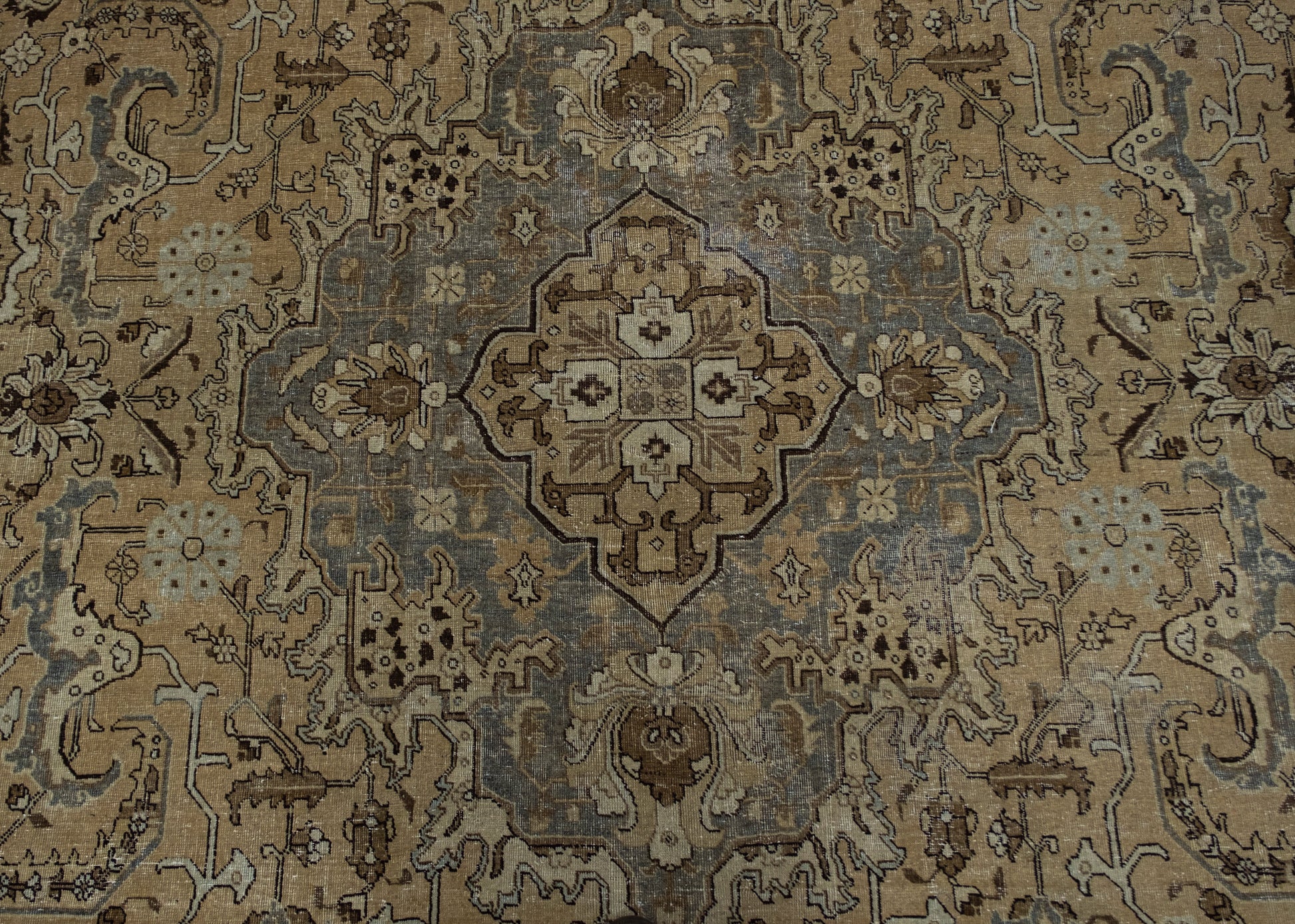 Turkish Vintage Anatolian Rug 9'3" x 13' #16853