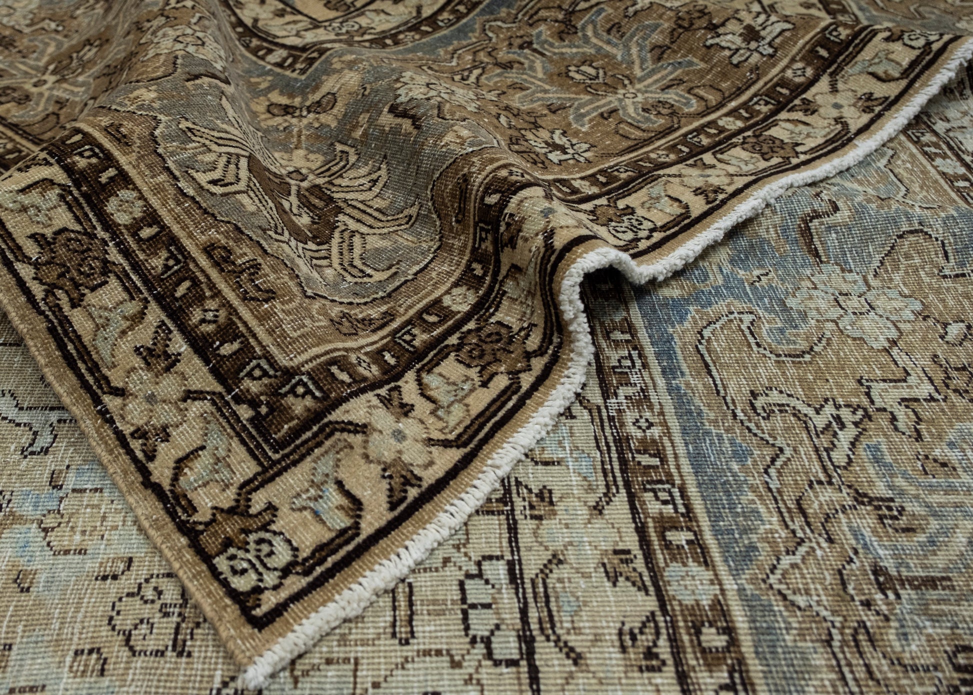 Turkish Vintage Anatolian Rug 9'3" x 13' #16853