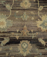 Turkish Old Wool Oushak Rug 8'9" x 12'1" #16776