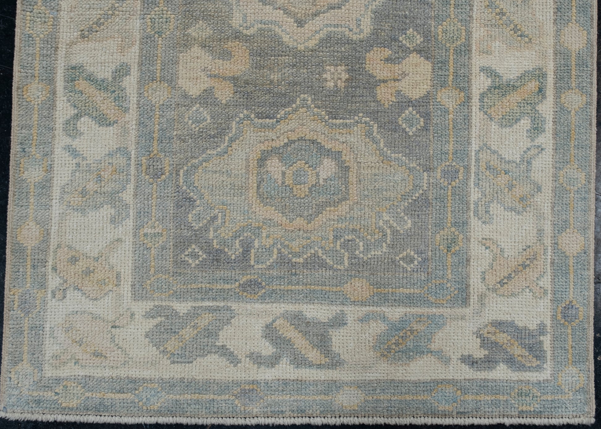 Turkish Oushak Rug 3' x 8'3" #12055