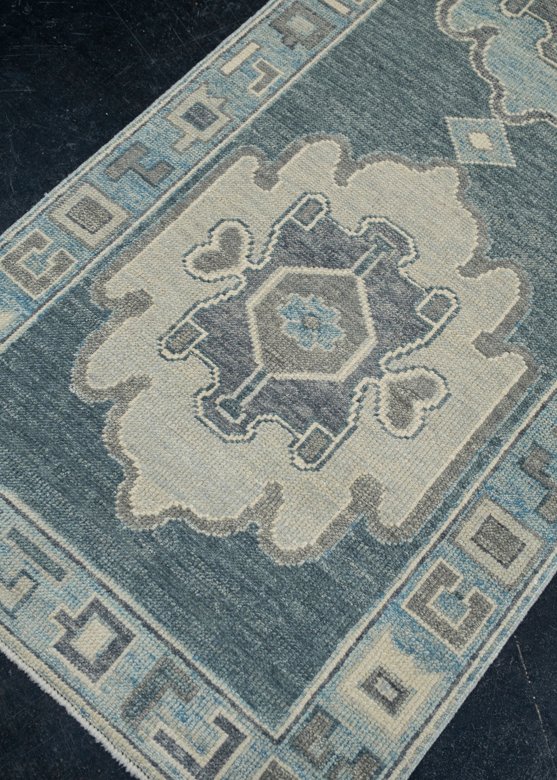 Turkish Oushak Rug 2'10" x 8'9" #12110