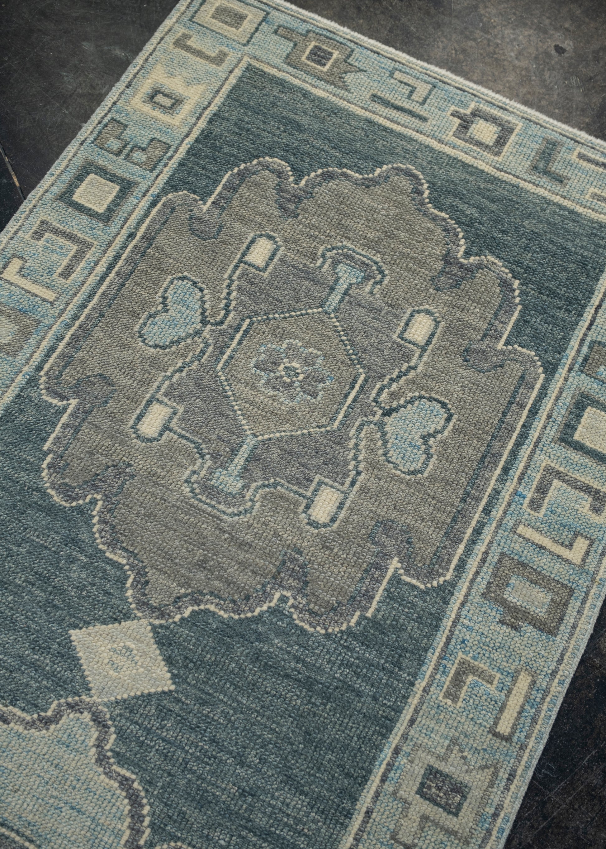 Turkish Oushak Rug 2'10" x 8'9" #12110
