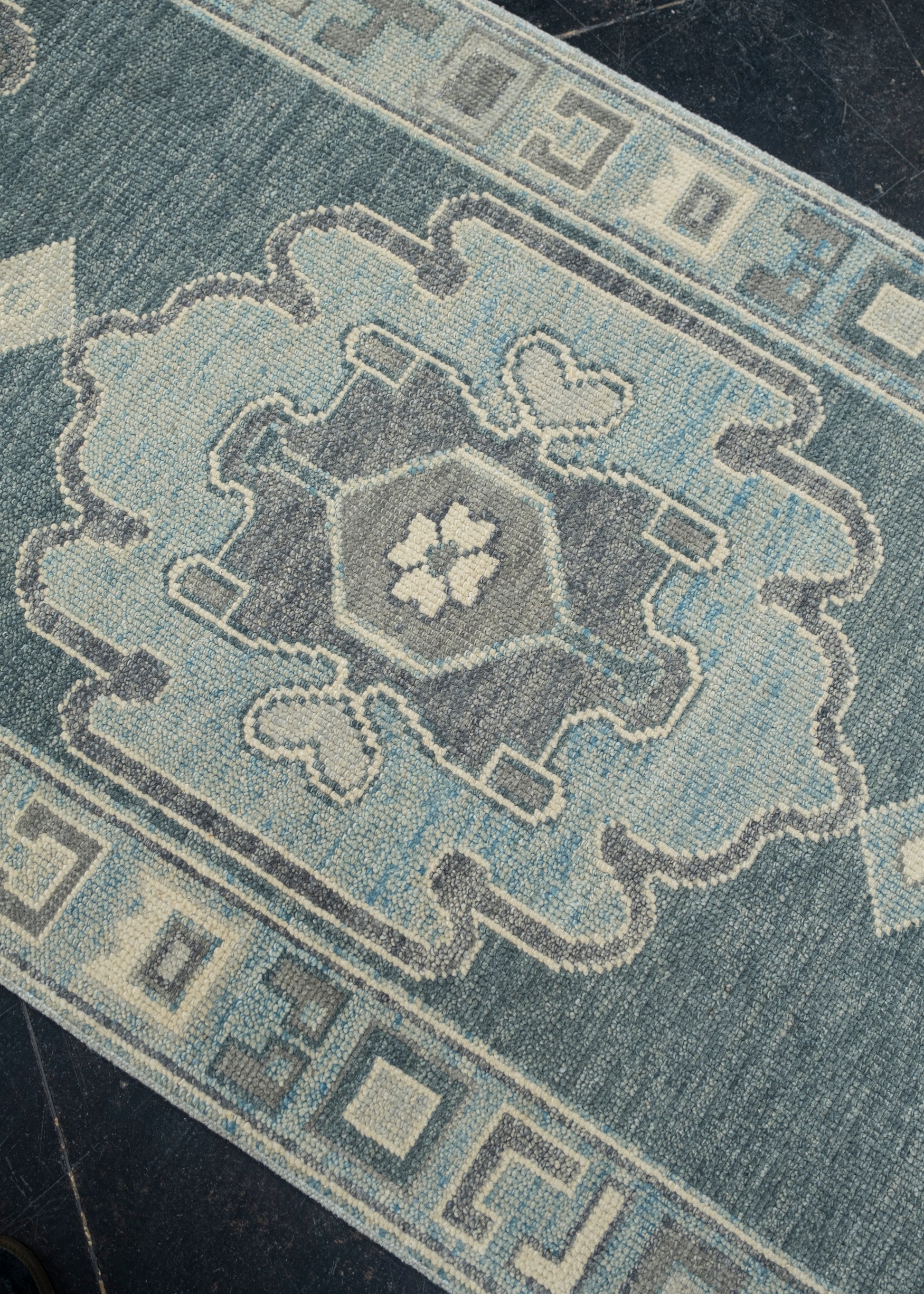 Turkish Oushak Rug 2'10" x 8'9" #12110