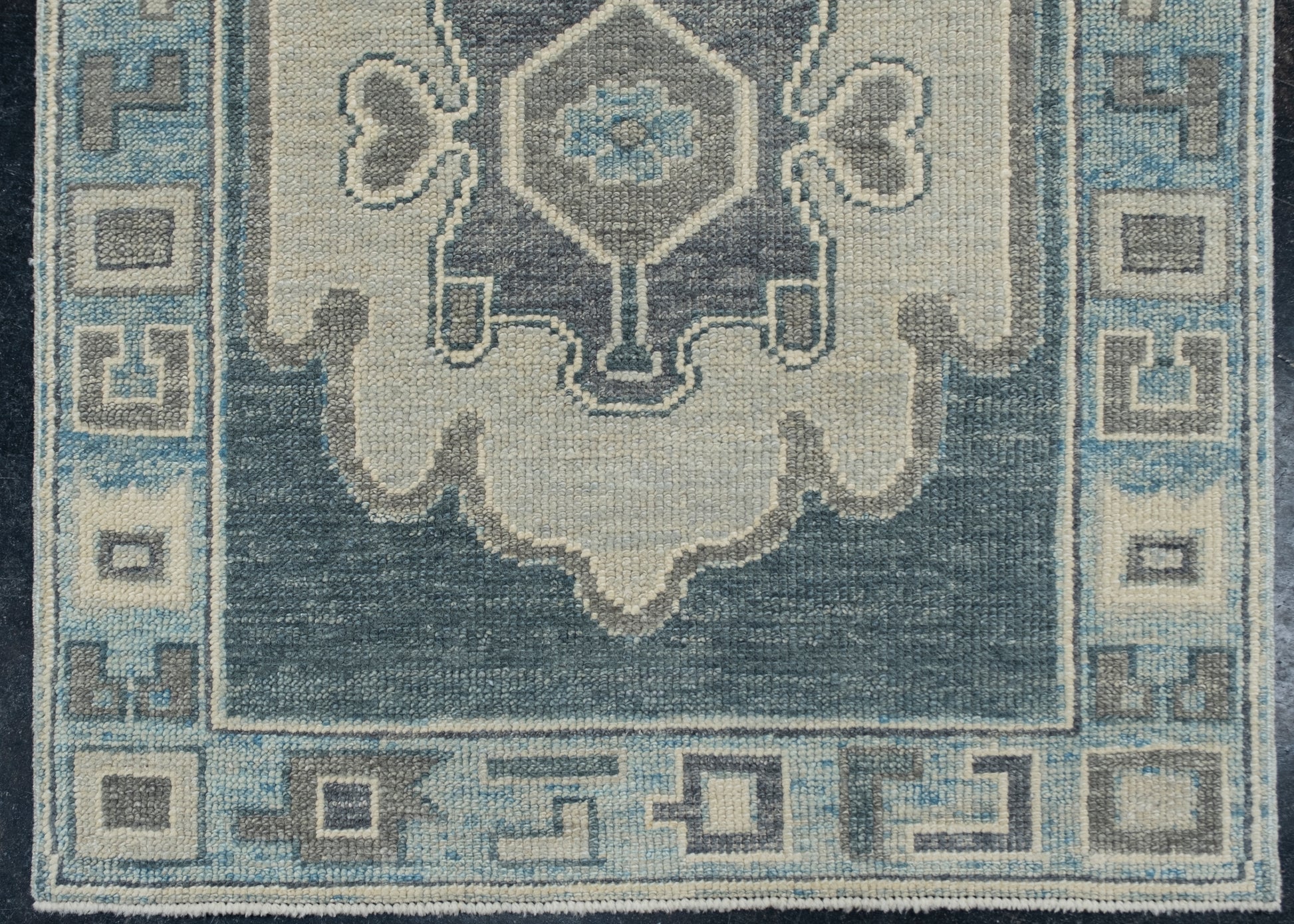 Turkish Oushak Rug 2'10" x 8'9" #12110