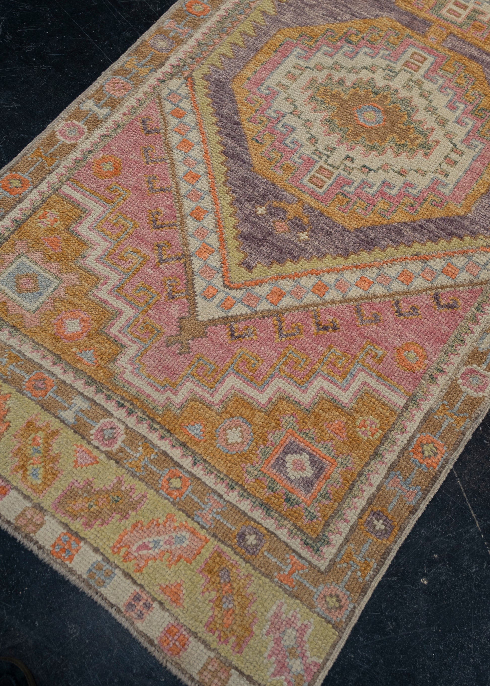 Turkish Oushak Rug 2'10" x 8'8" #2317