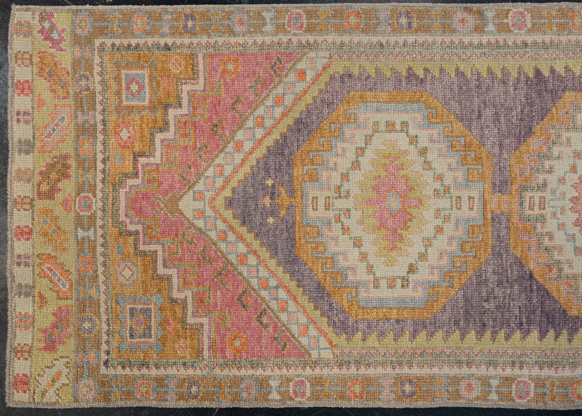 Turkish Oushak Rug 2'10" x 8'8" #2317