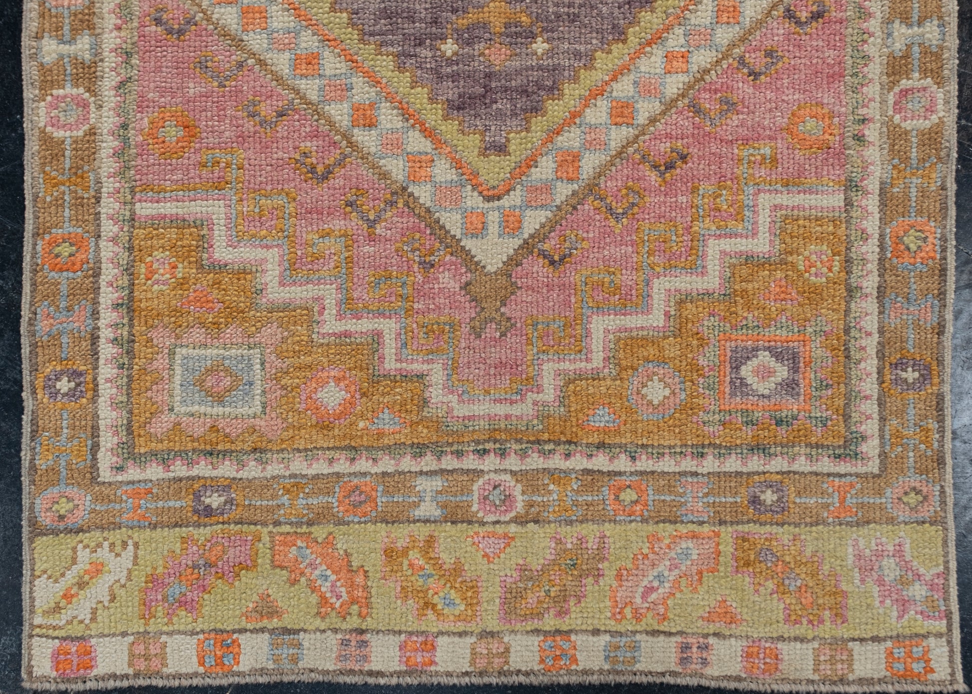 Turkish Oushak Rug 2'10" x 8'8" #2317