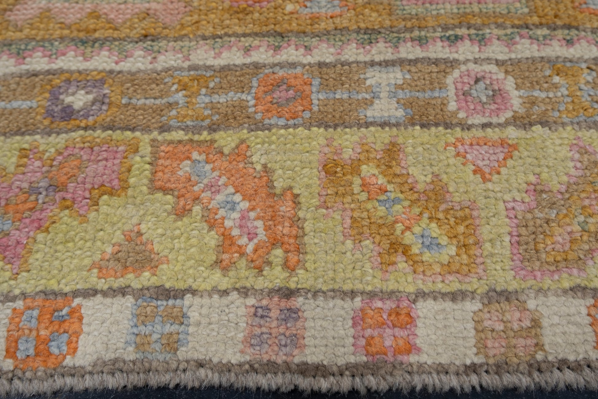 Turkish Oushak Rug 2'10" x 8'8" #2317