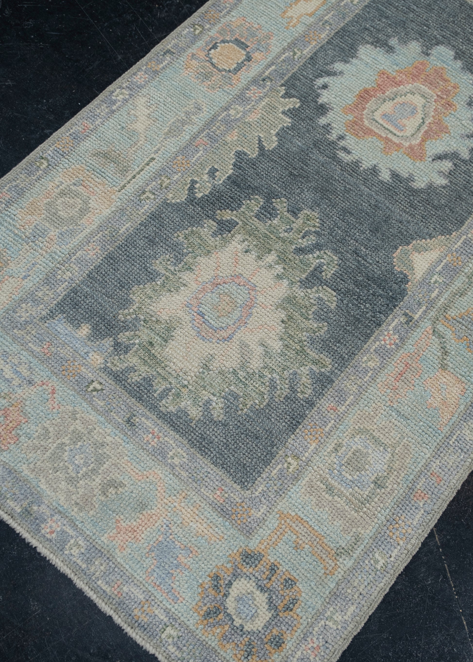 Turkish Oushak Rug 2'10" x 8'8" #12102