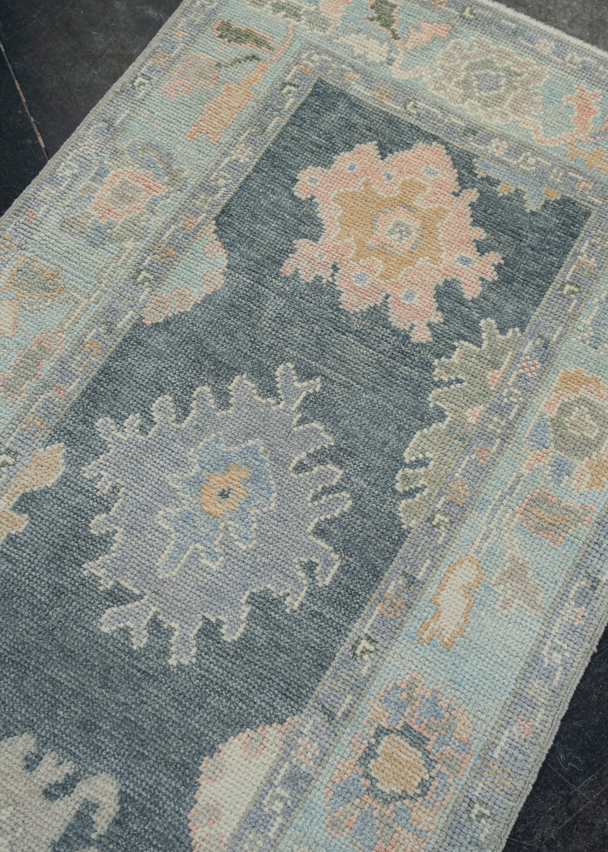 Turkish Oushak Rug 2'10" x 8'8" #12102
