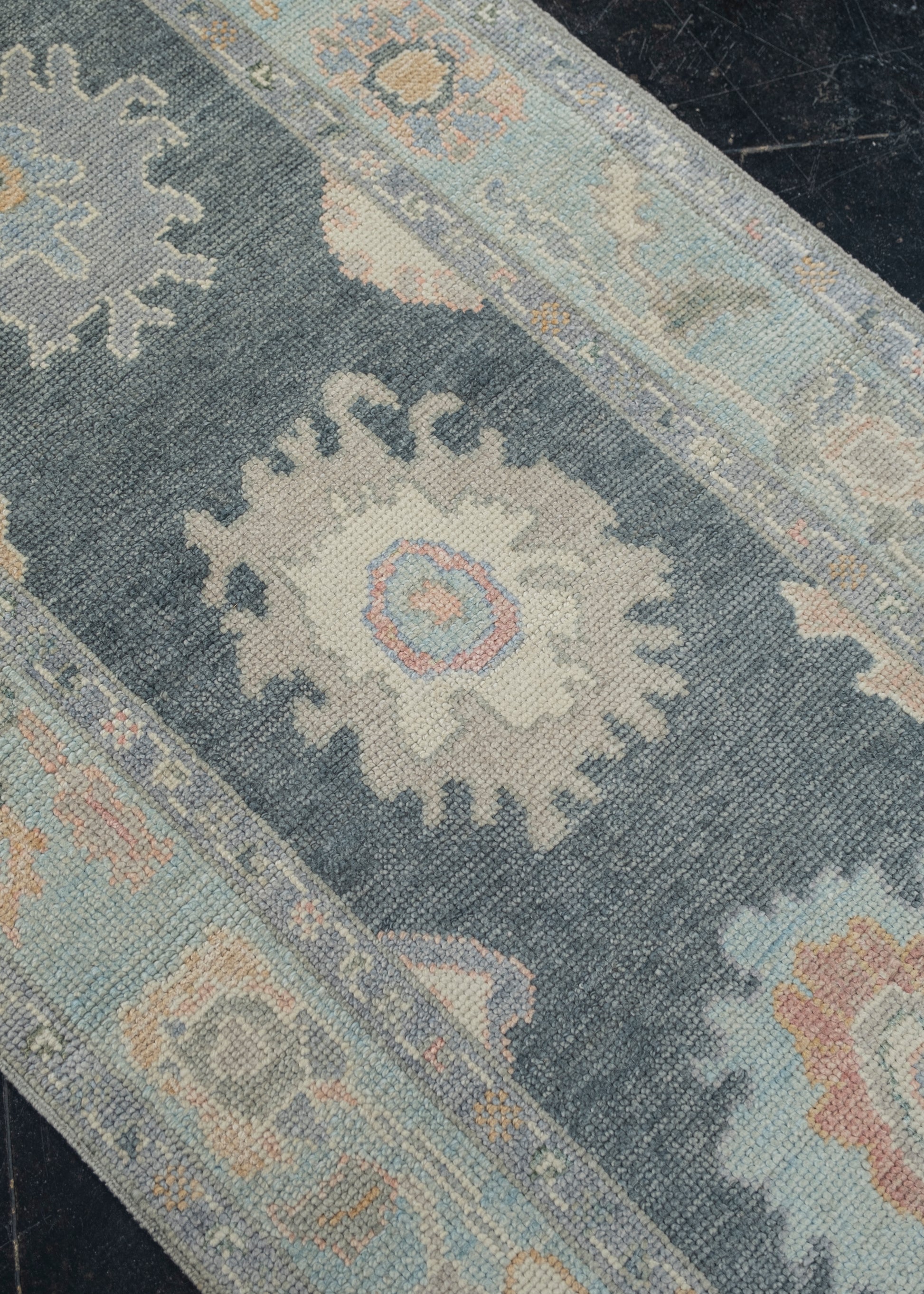 Turkish Oushak Rug 2'10" x 8'8" #12102