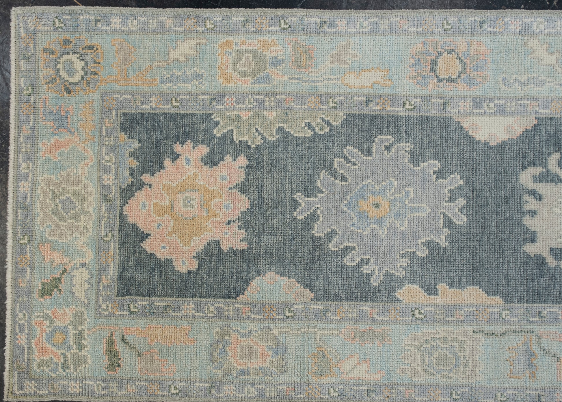 Turkish Oushak Rug 2'10" x 8'8" #12102