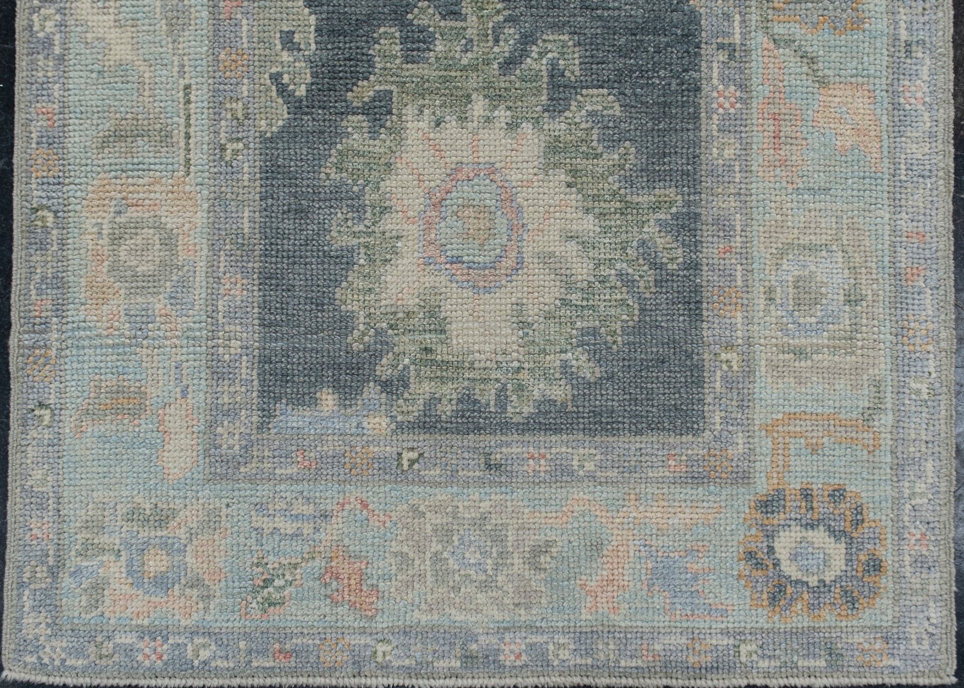 Turkish Oushak Rug 2'10" x 8'8" #12102