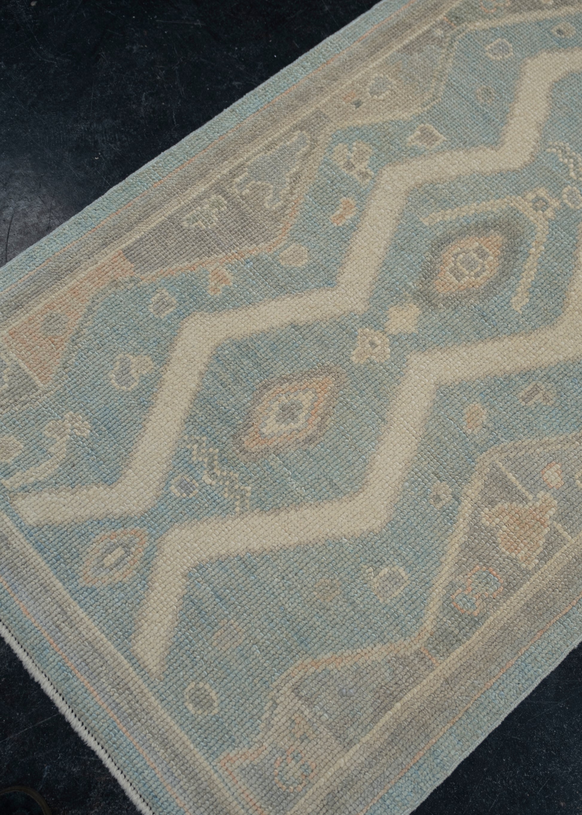 Turkish Oushak Rug 2'9" x 9'8" #12073