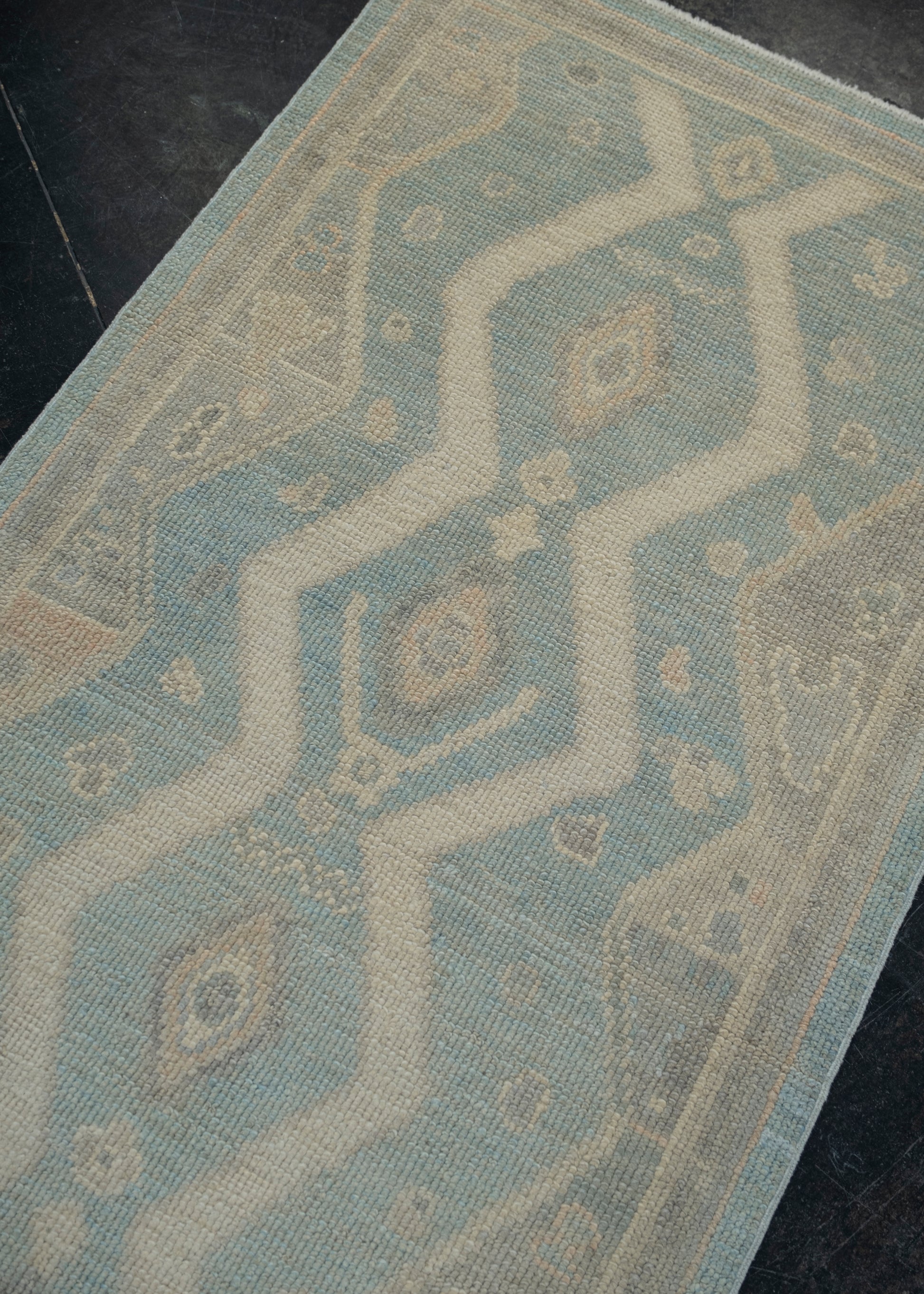 Turkish Oushak Rug 2'9" x 9'8" #12073