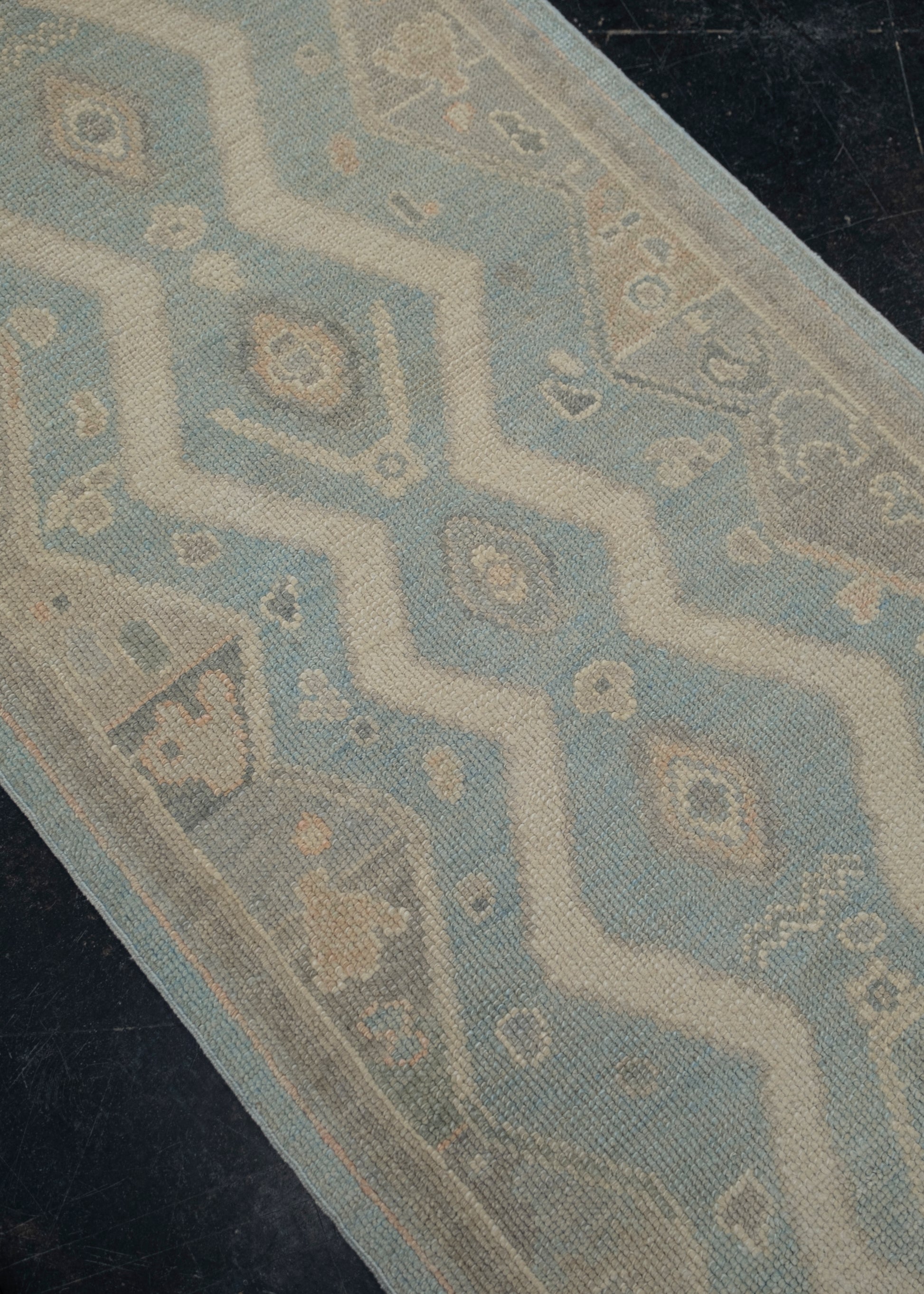 Turkish Oushak Rug 2'9" x 9'8" #12073