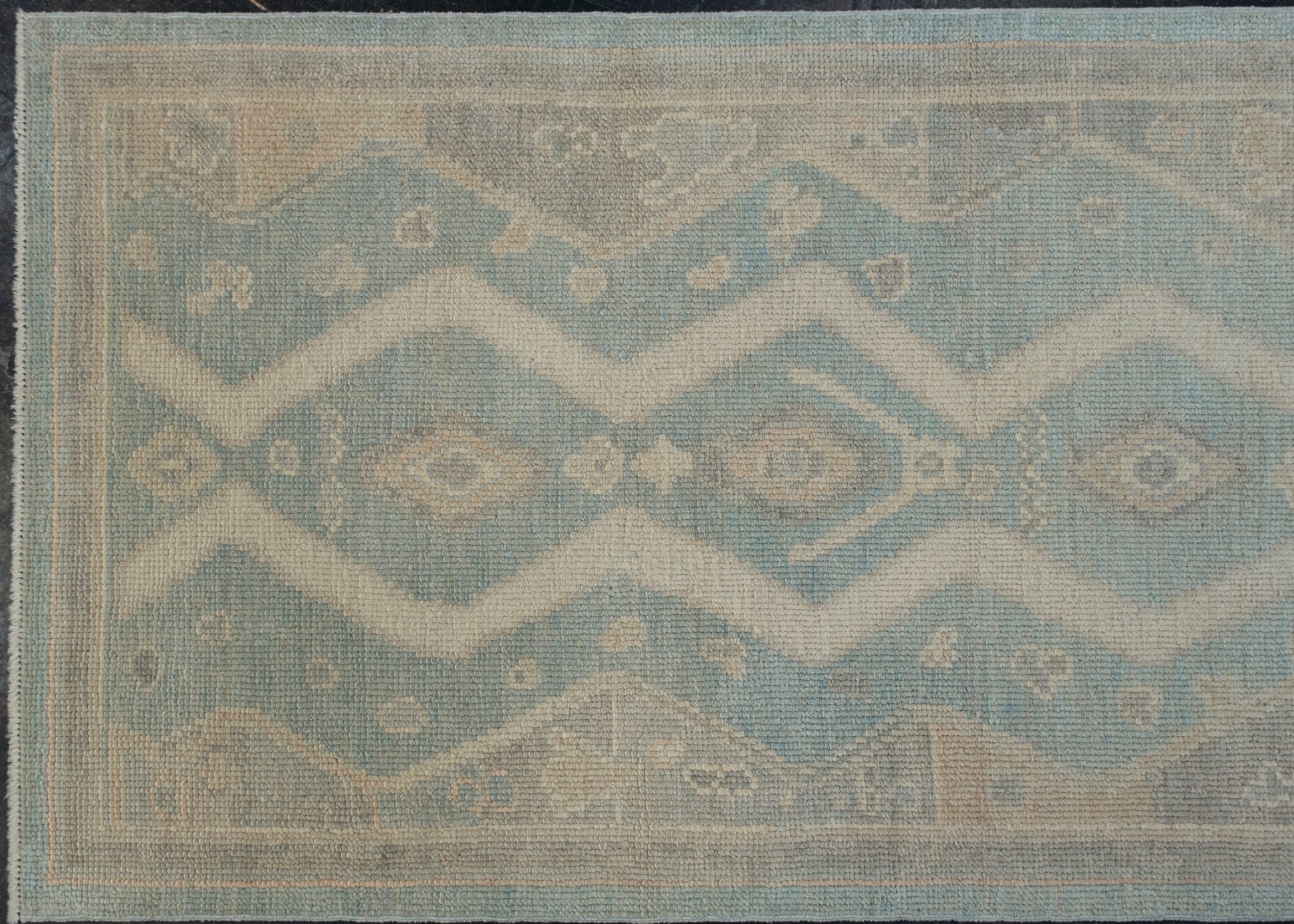 Turkish Oushak Rug 2'9" x 9'8" #12073