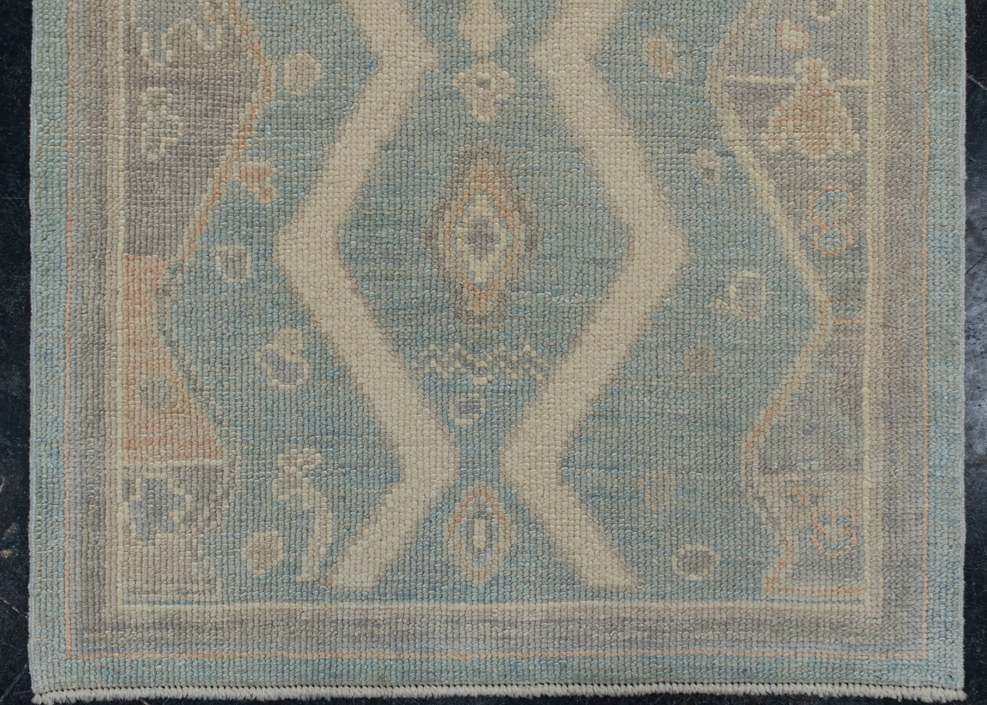 Turkish Oushak Rug 2'9" x 9'8" #12073