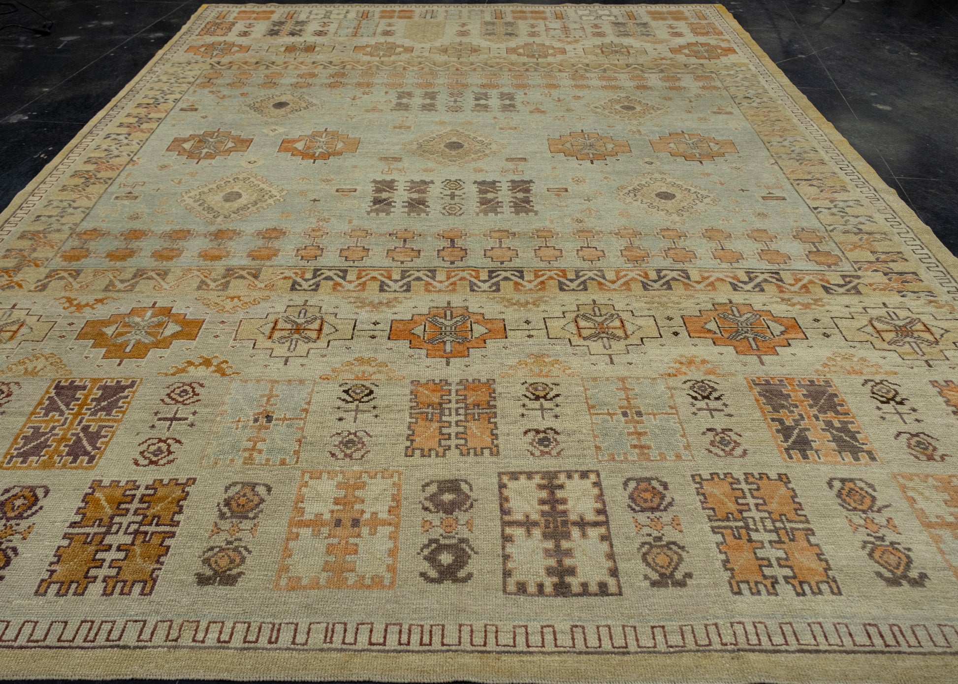 Turkish Oushak Rug 10'5" x 14'1" #16915