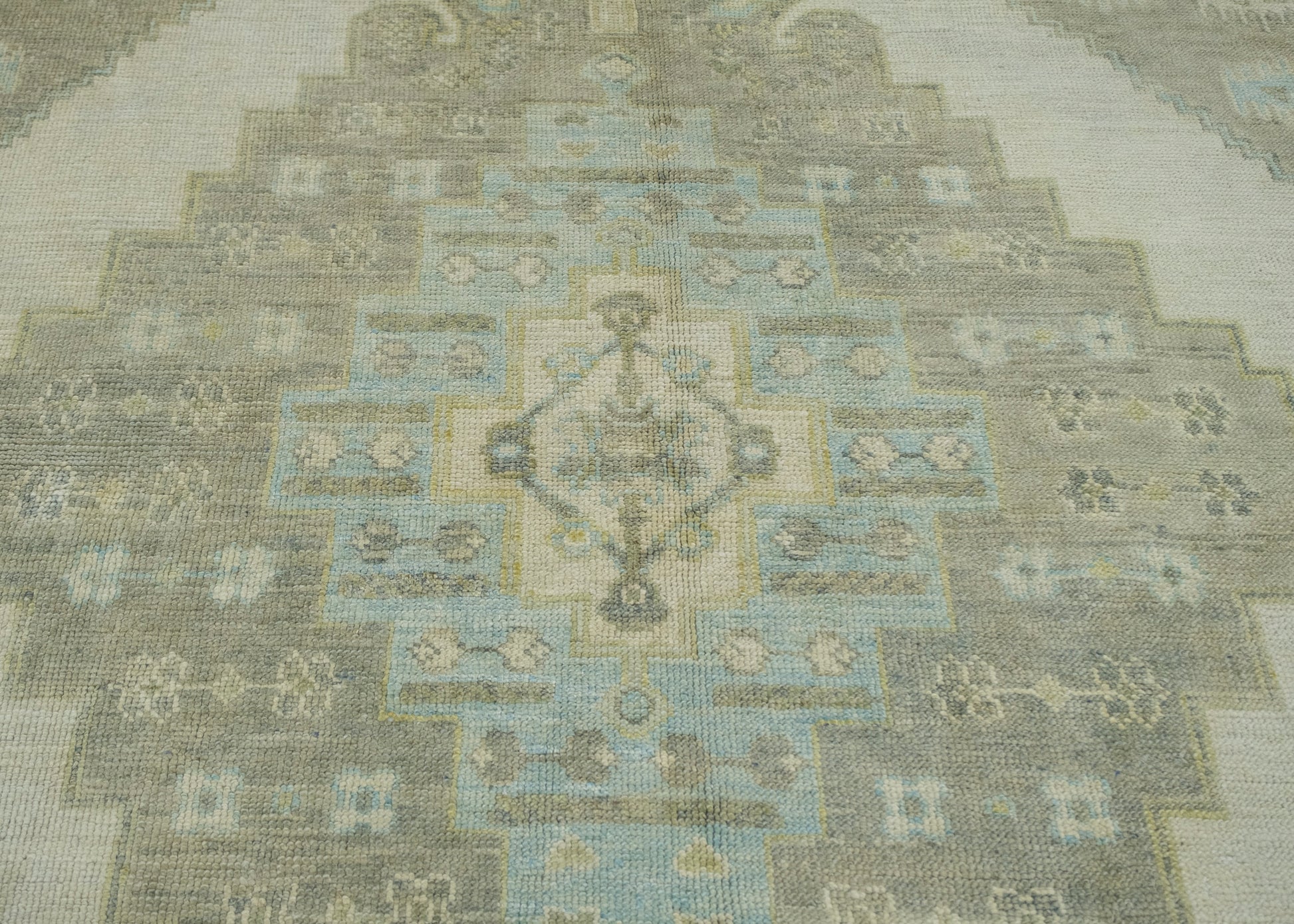 Turkish Antique Look Oushak Rug 10'3" x 14'2" #16768