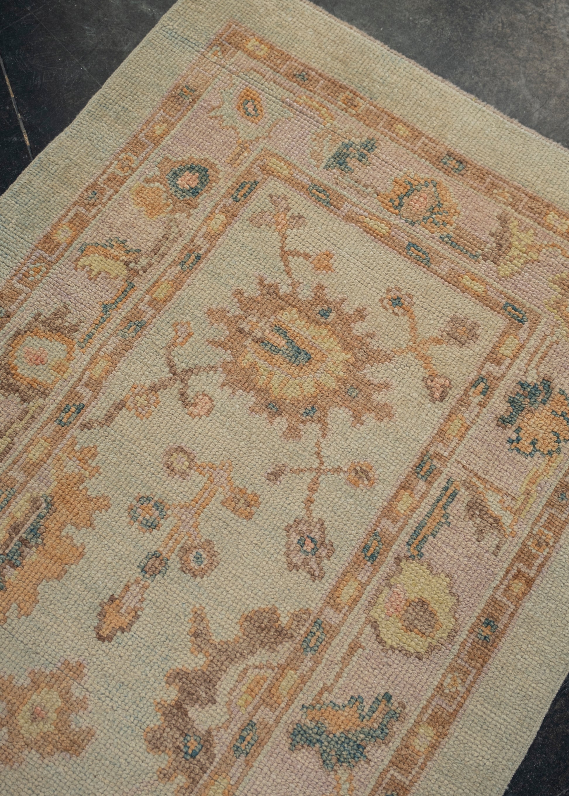 Turkish Oushak Rug 2'10" x 8'1" #2273