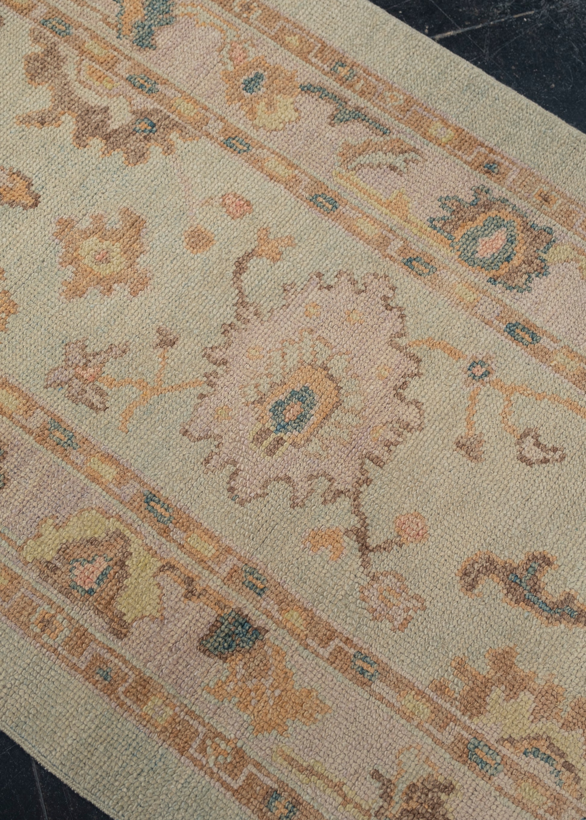 Turkish Oushak Rug 2'10" x 8'1" #2273