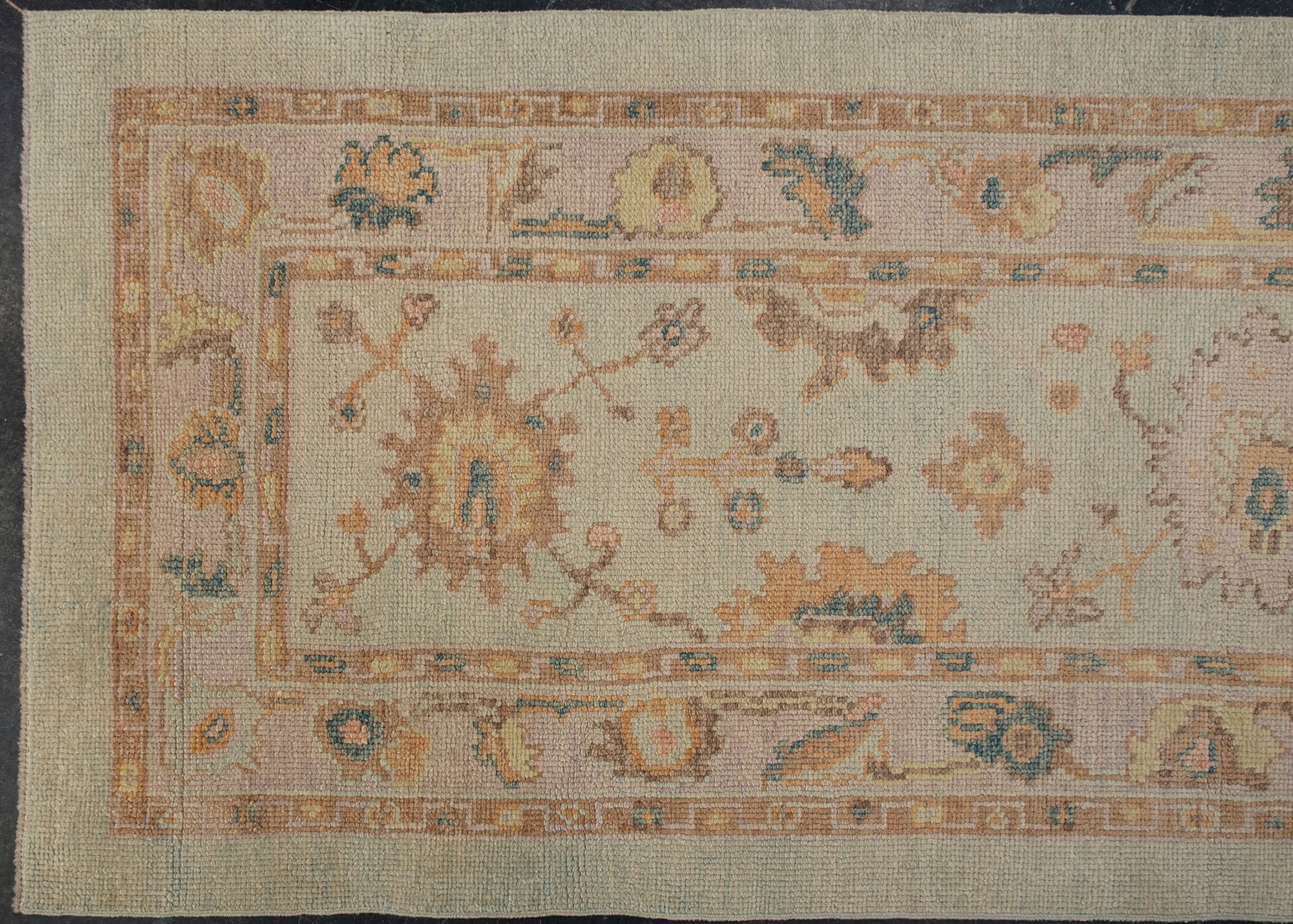 Turkish Oushak Rug 2'10" x 8'1" #2273
