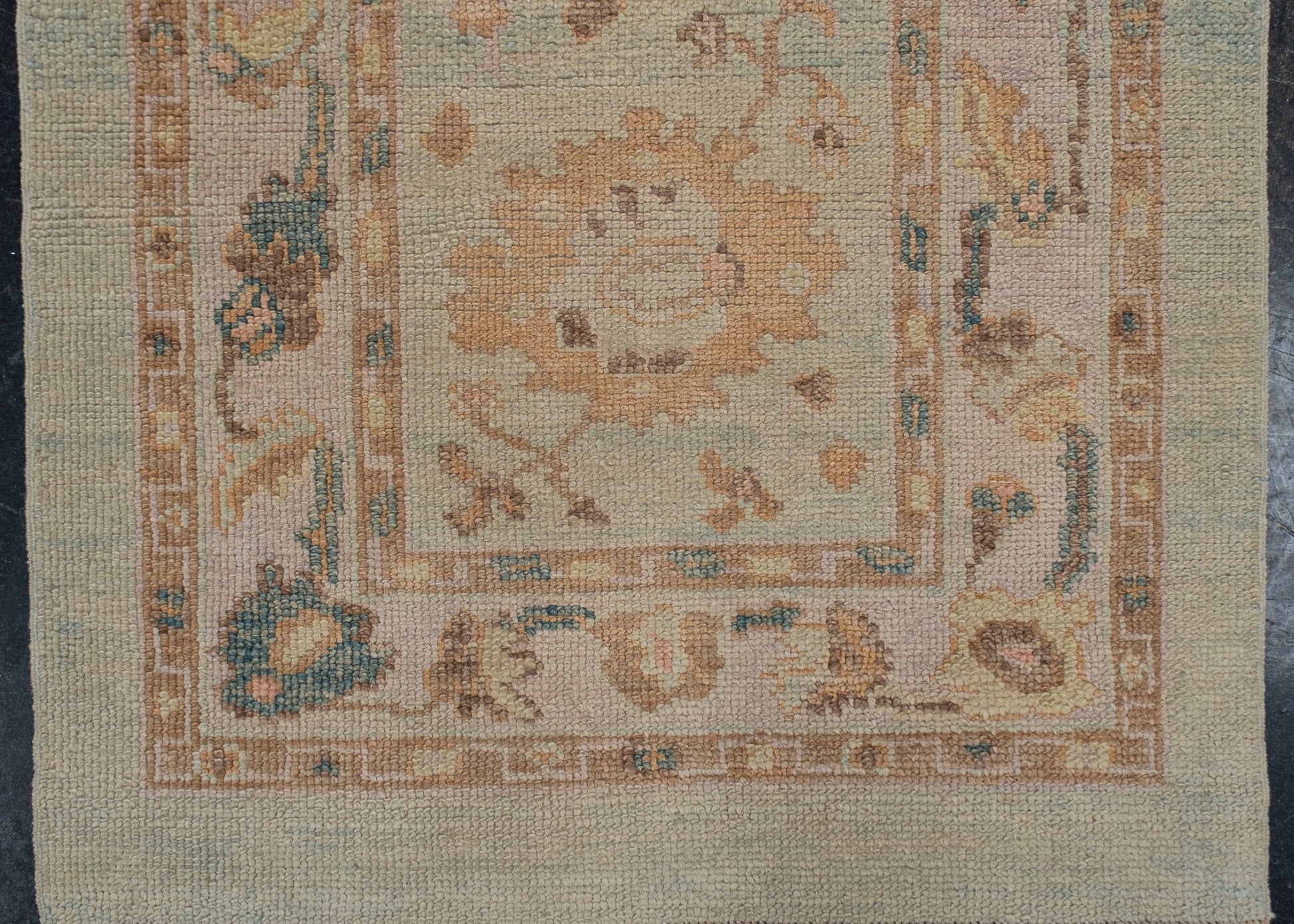 Turkish Oushak Rug 2'10" x 8'1" #2273