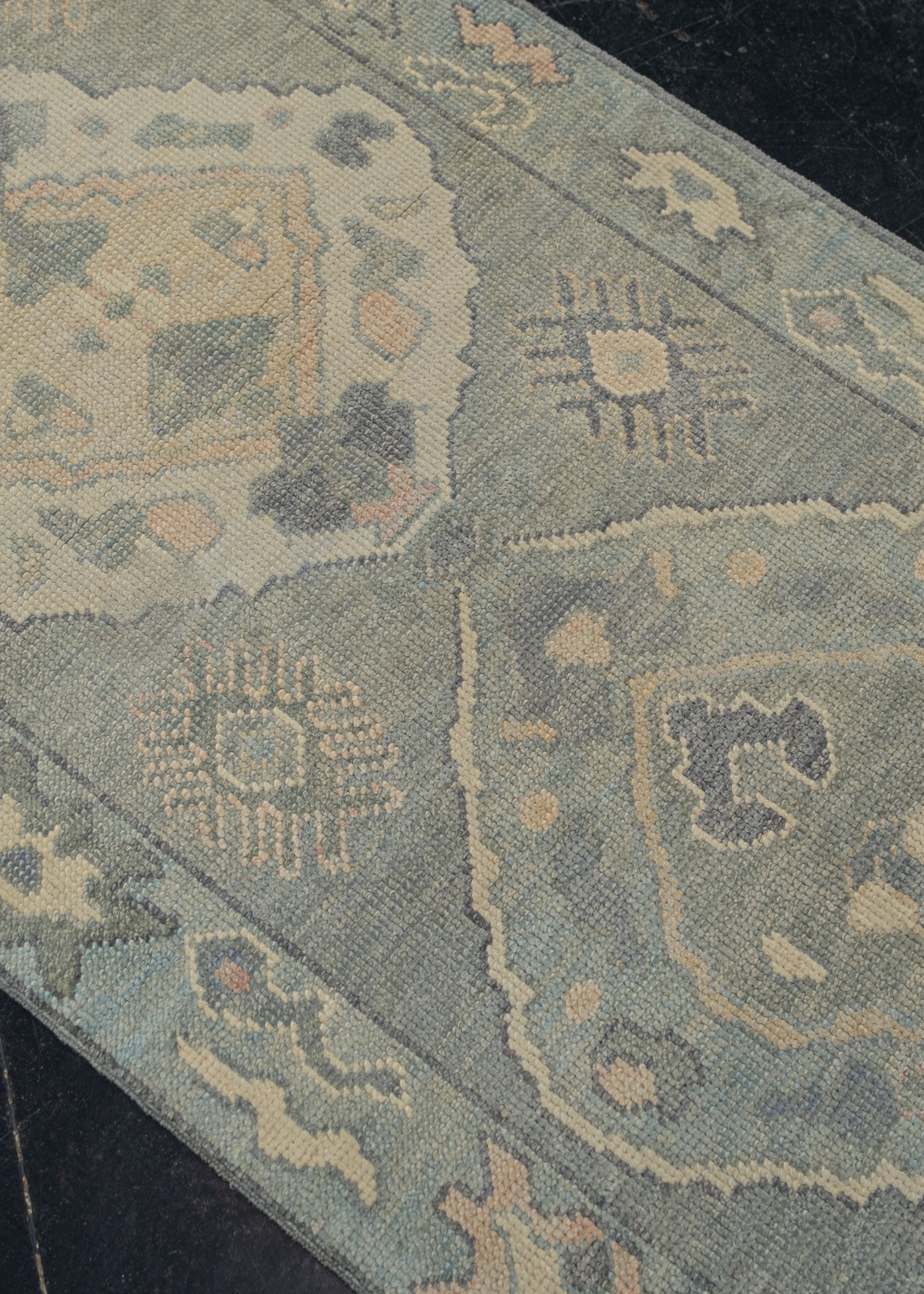 Turkish Oushak Rug 2'8" x 9'1" #12081