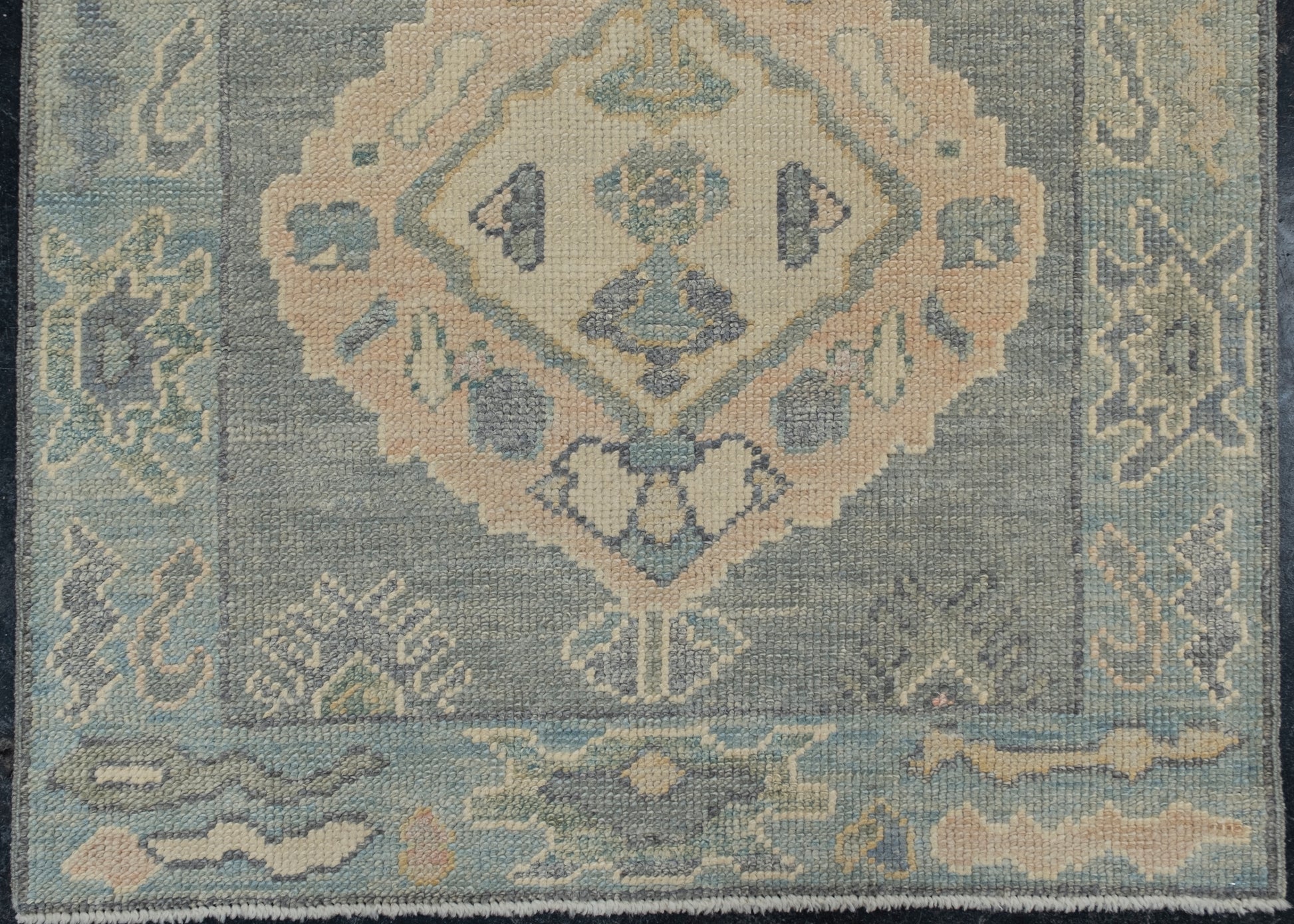 Turkish Oushak Rug 2'8" x 9'1" #12081