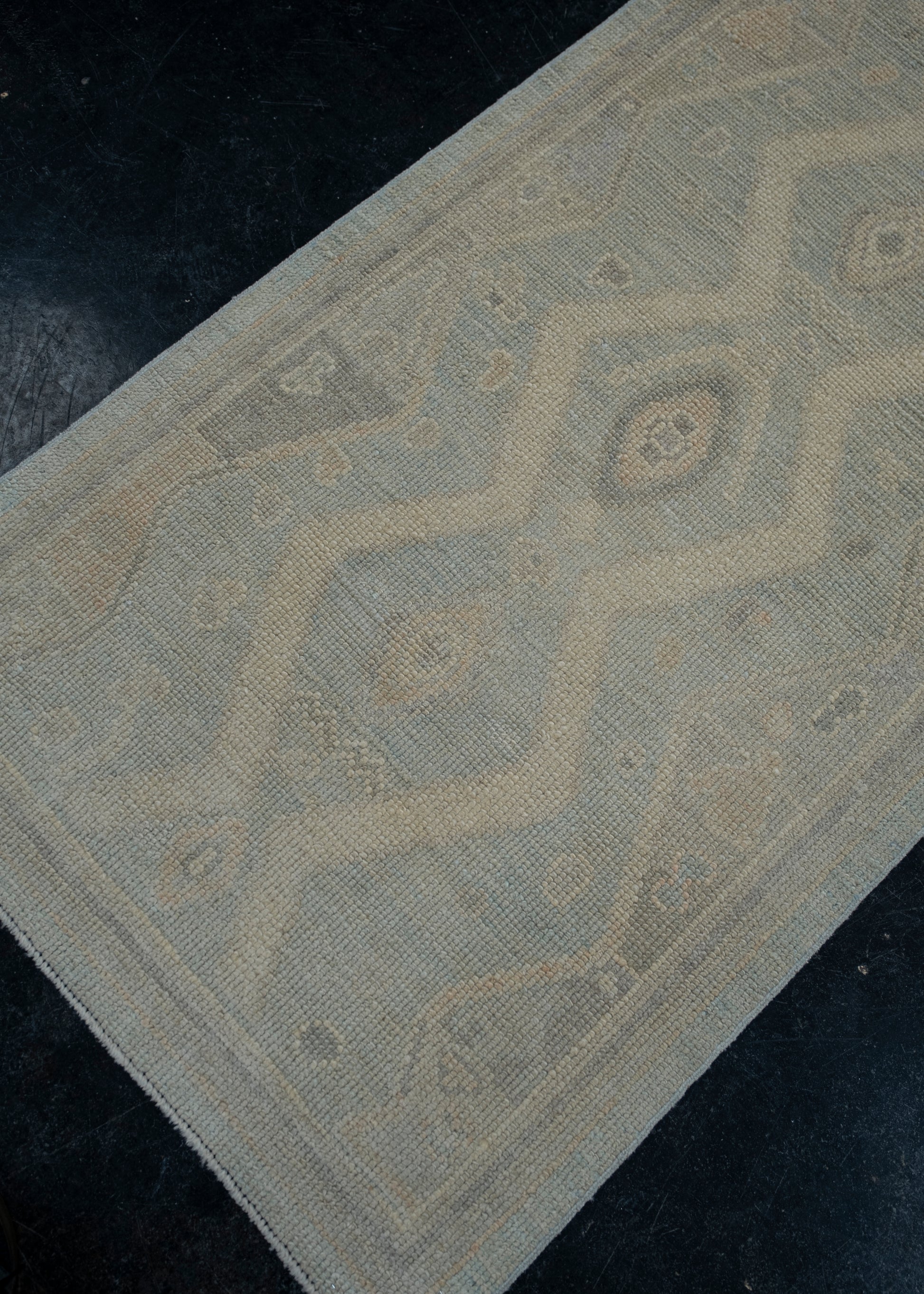 Turkish Oushak Rug 2'9" x 9'7" #12106
