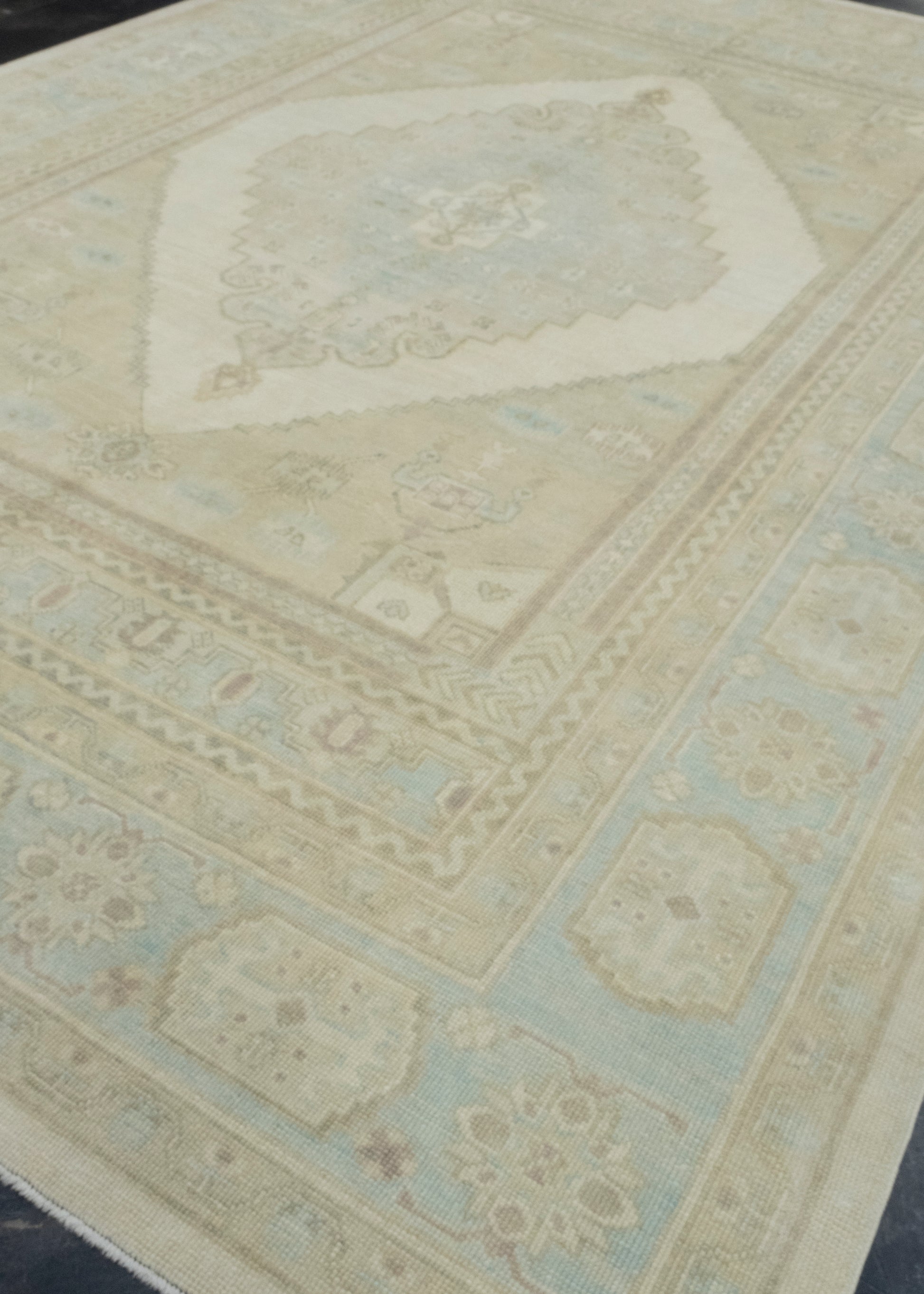 Turkish Oushak Antique Look Rug 10'5" x 14'9" #16855