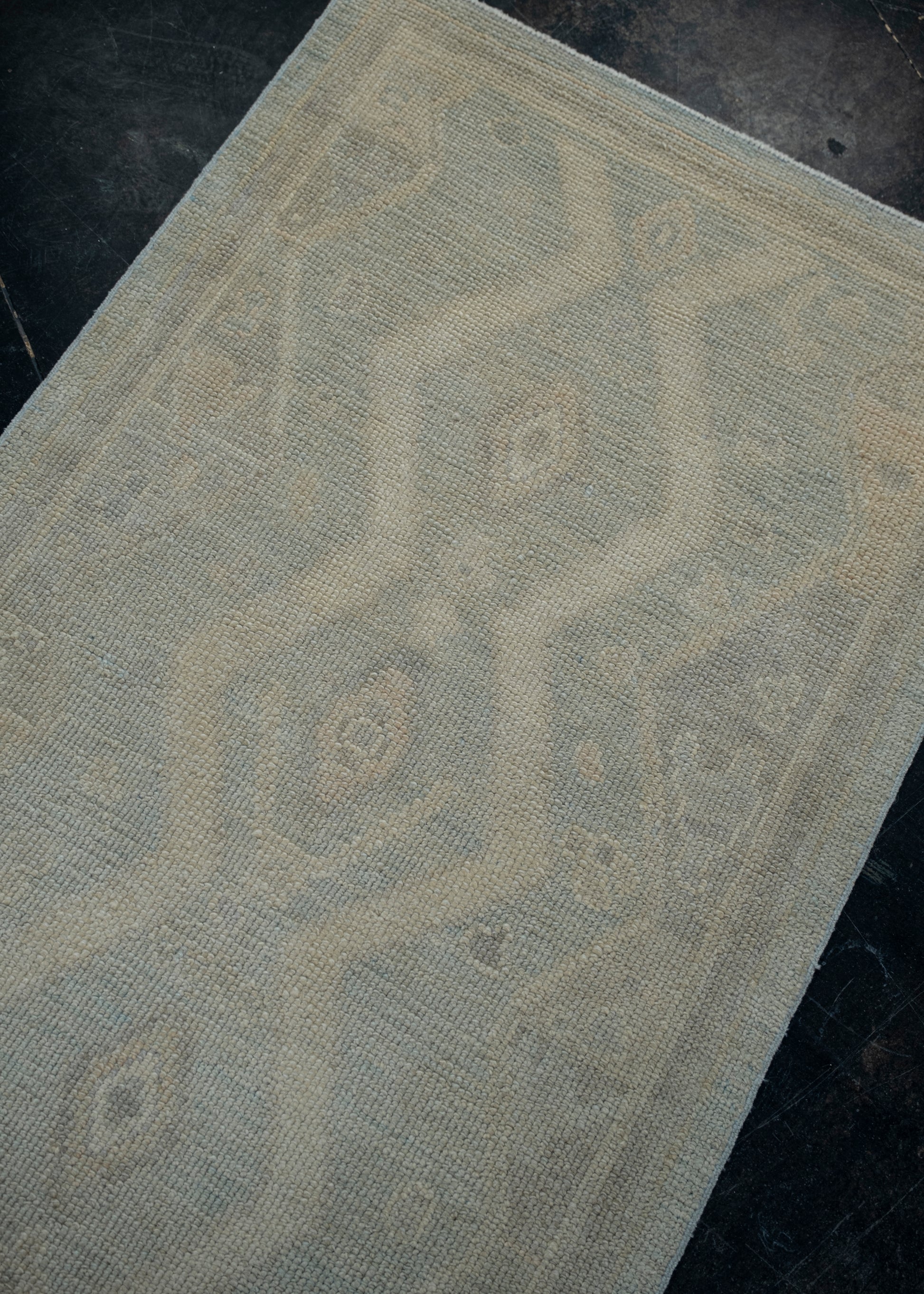 Turkish Oushak Rug 2'9" x 9'7" #12106