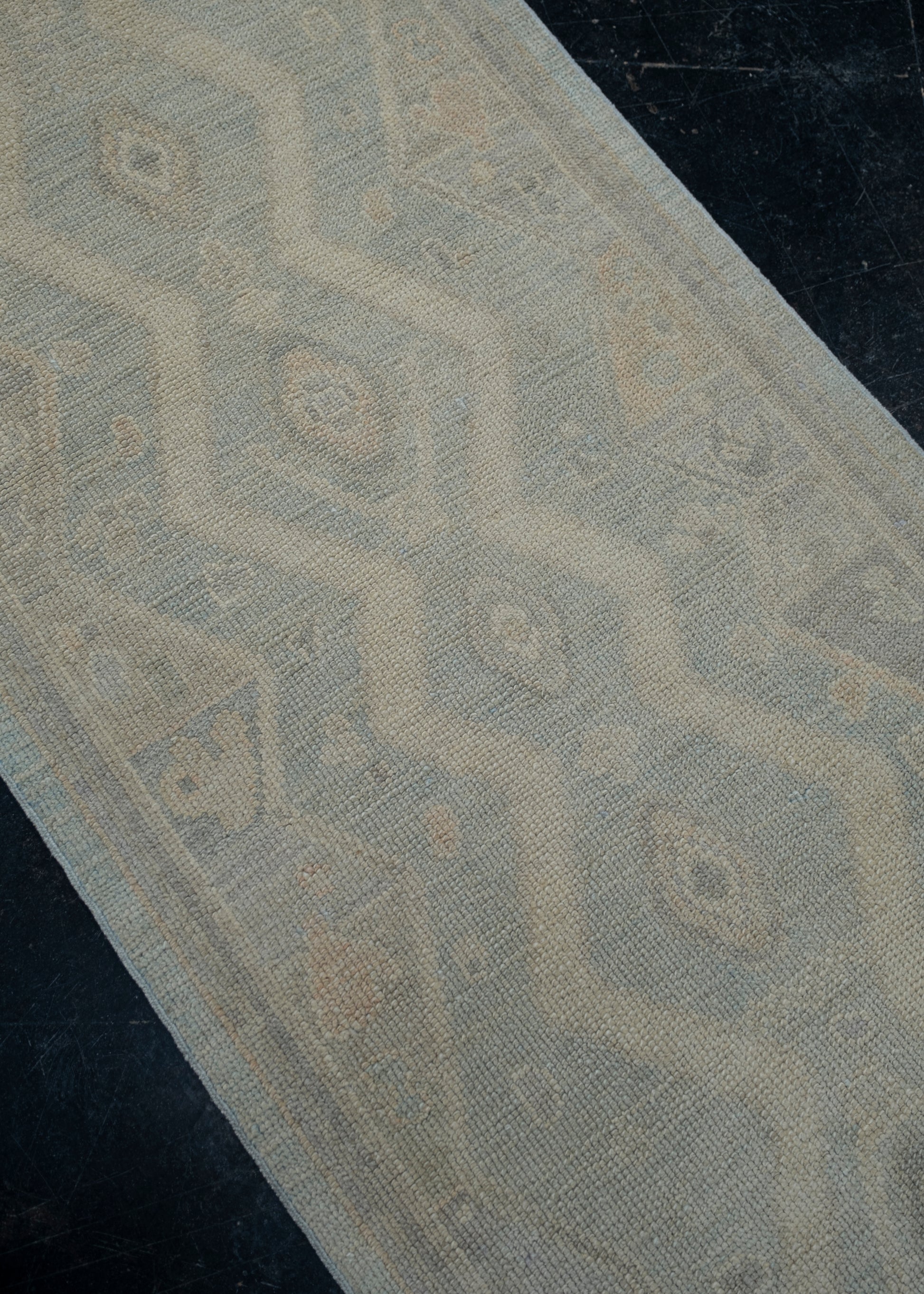 Turkish Oushak Rug 2'9" x 9'7" #12106