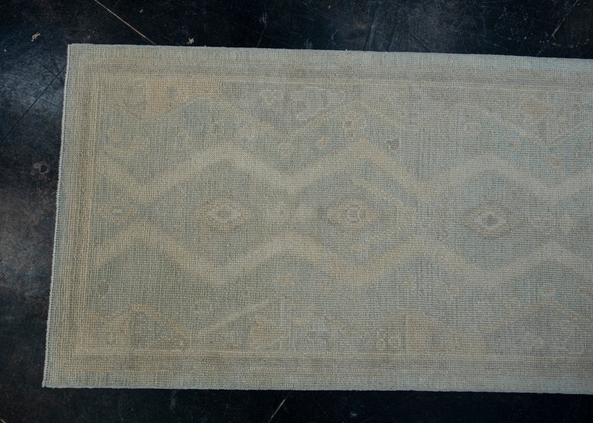Turkish Oushak Rug 2'9" x 9'7" #12106