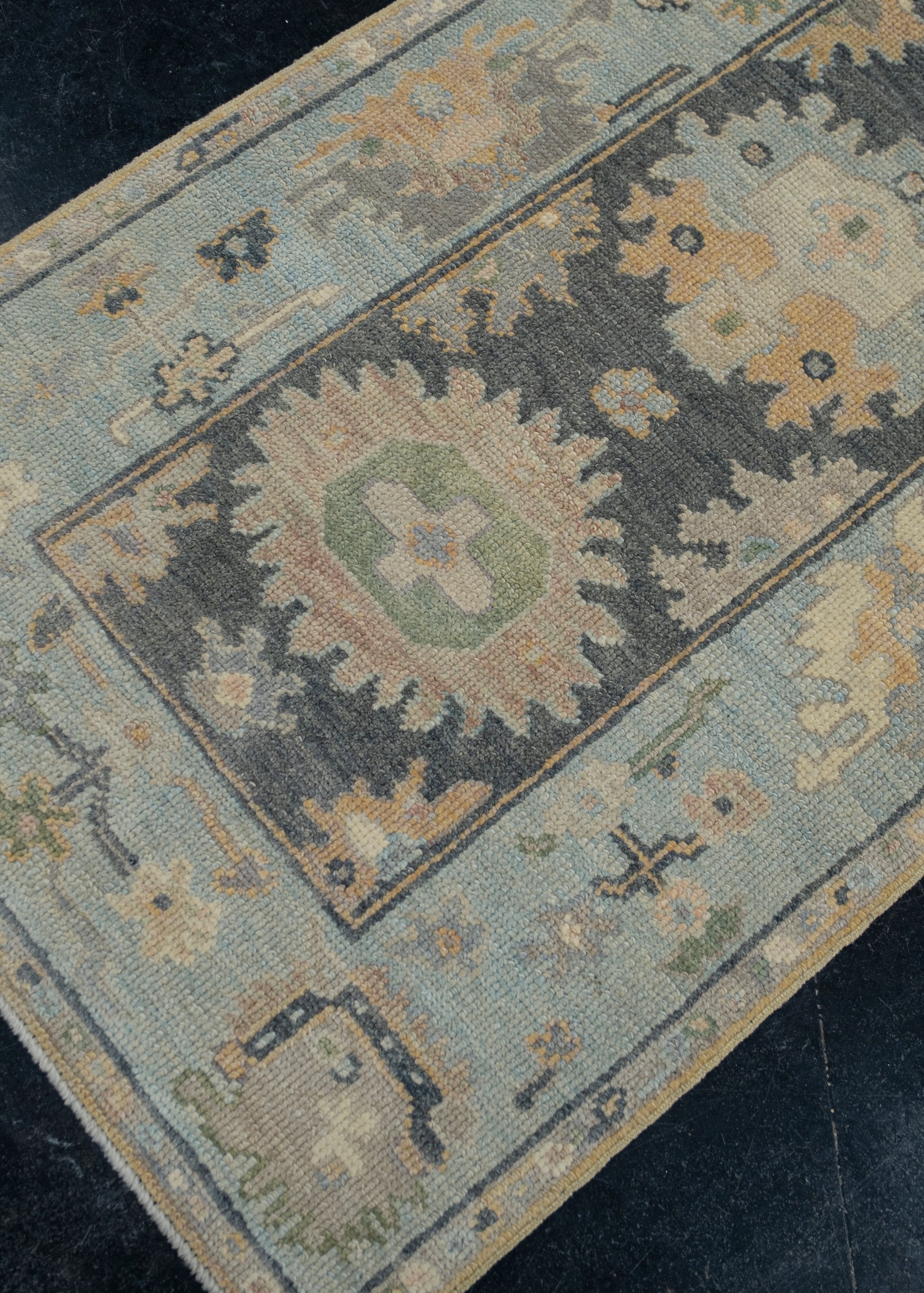 Turkish Oushak Rug 2'10" x 8'11" #12098