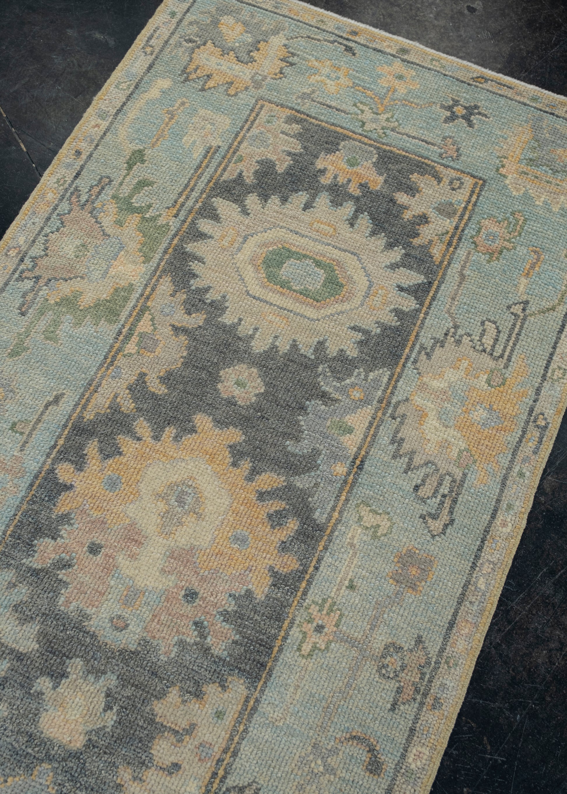 Turkish Oushak Rug 2'10" x 8'11" #12098