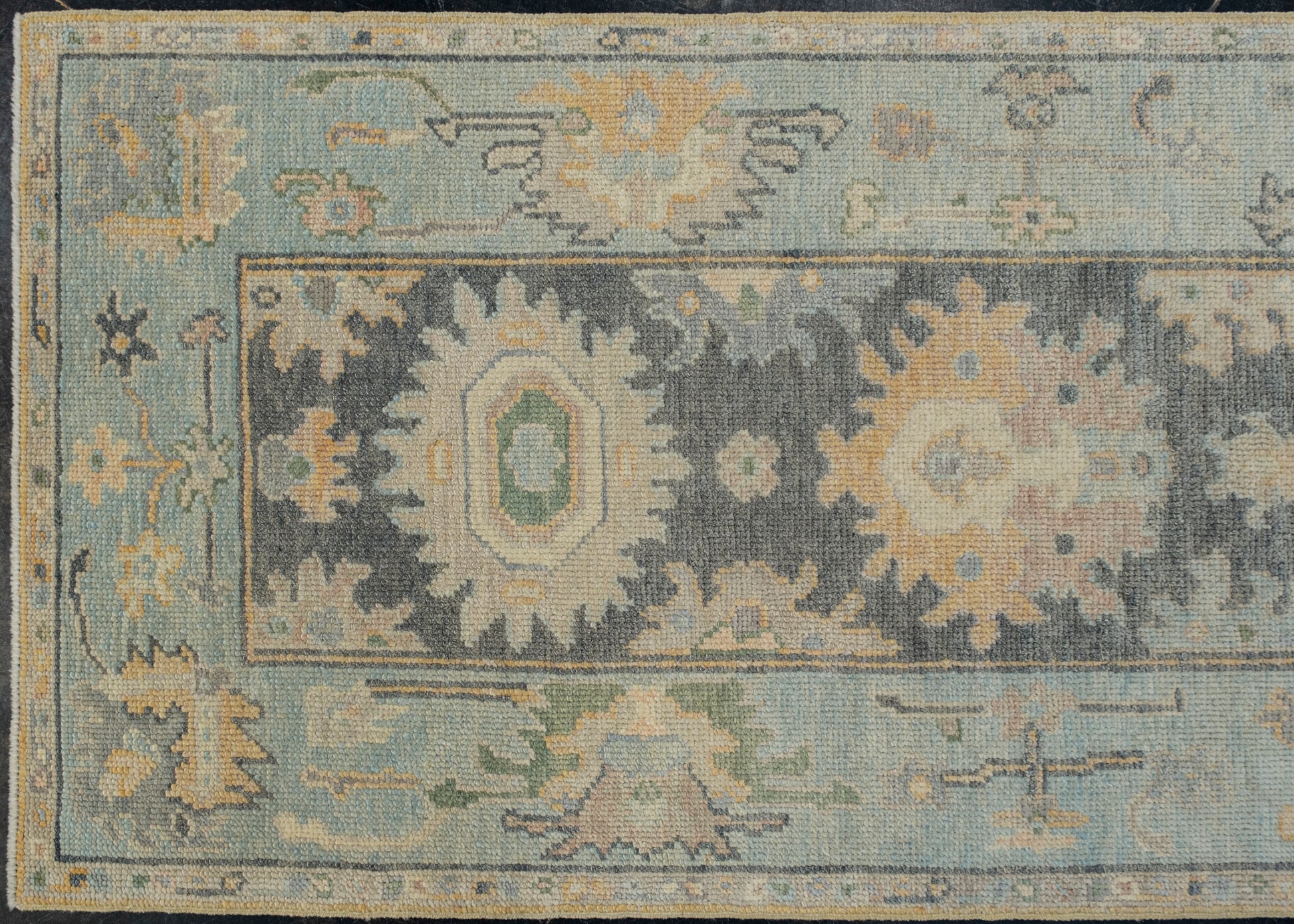 Turkish Oushak Rug 2'10" x 8'11" #12098