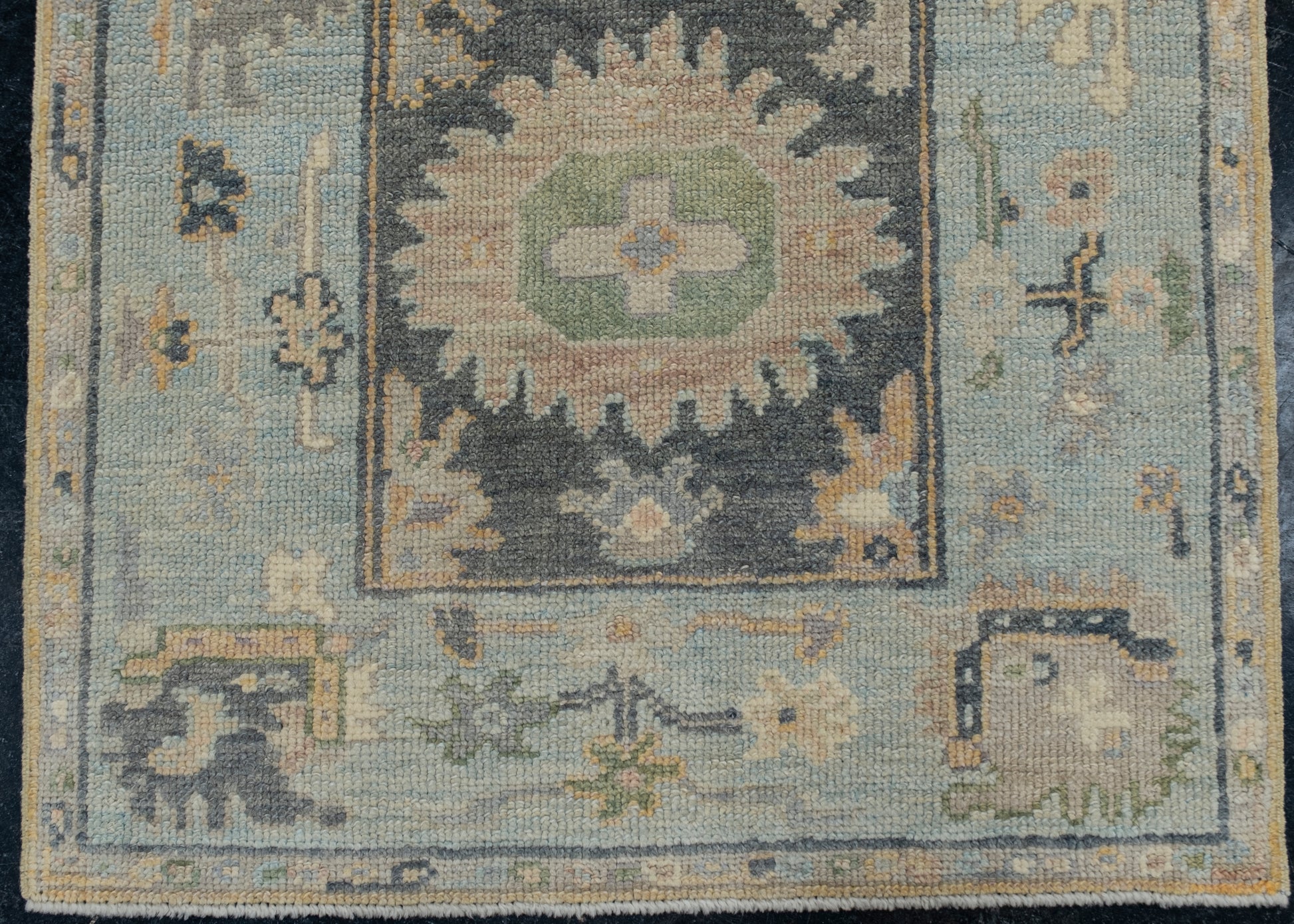 Turkish Oushak Rug 2'10" x 8'11" #12098